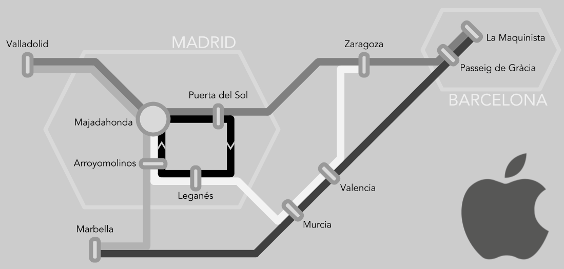 Spain (Apple Stores) r/subwaysubway