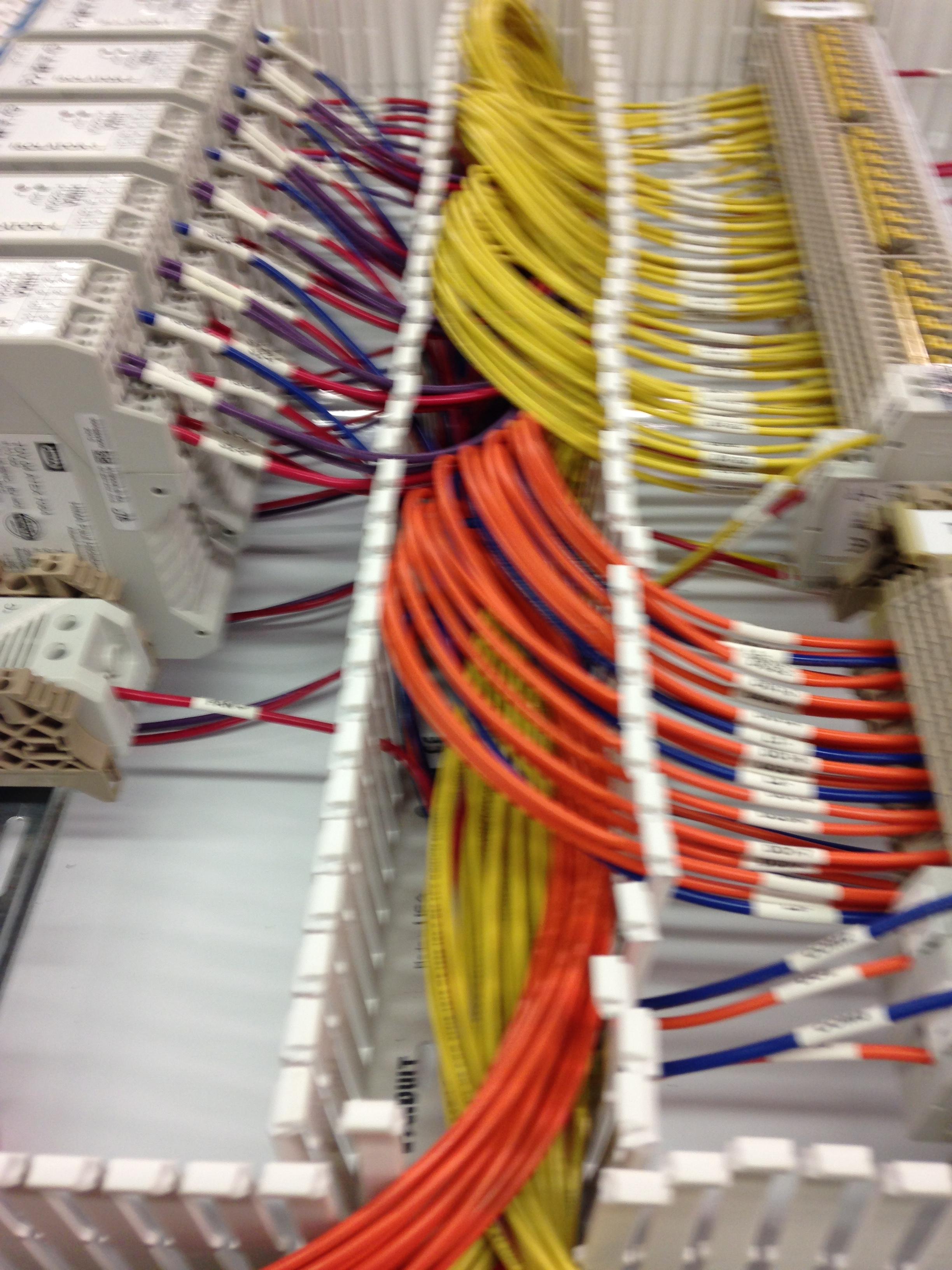 What's inside the duct (I'm better at wiring than taking photos) r