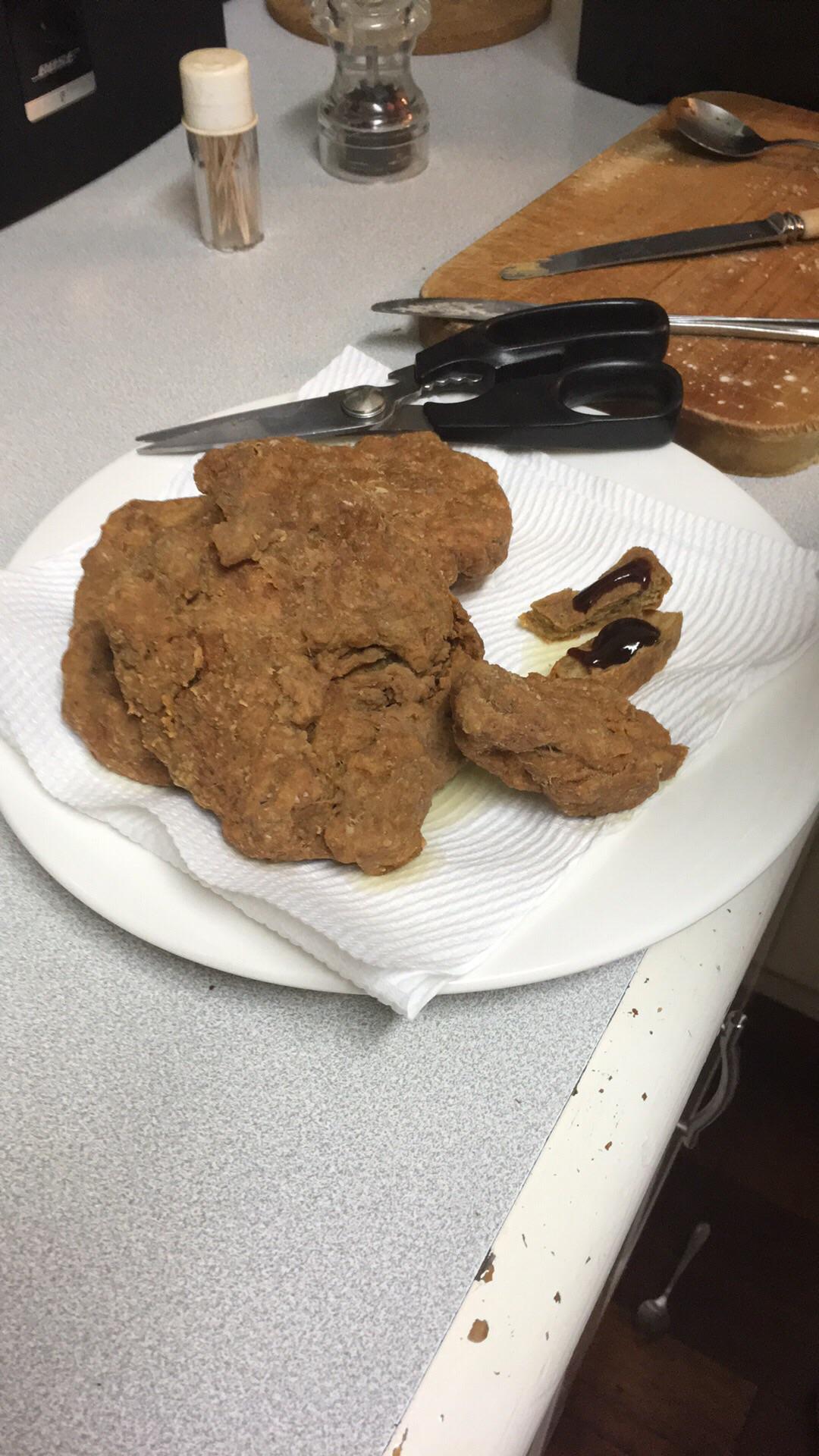 ‘Fried Chicken’ made from scratch with Seitan! Not too bad for a first