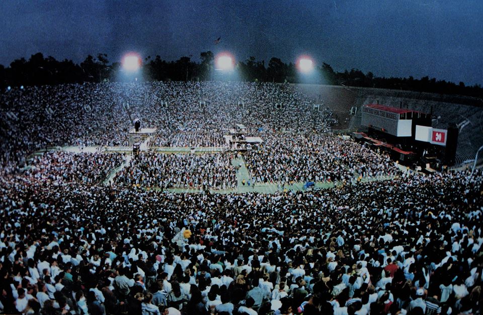 New picture from the final Music For The Masses Tour show at the Rose