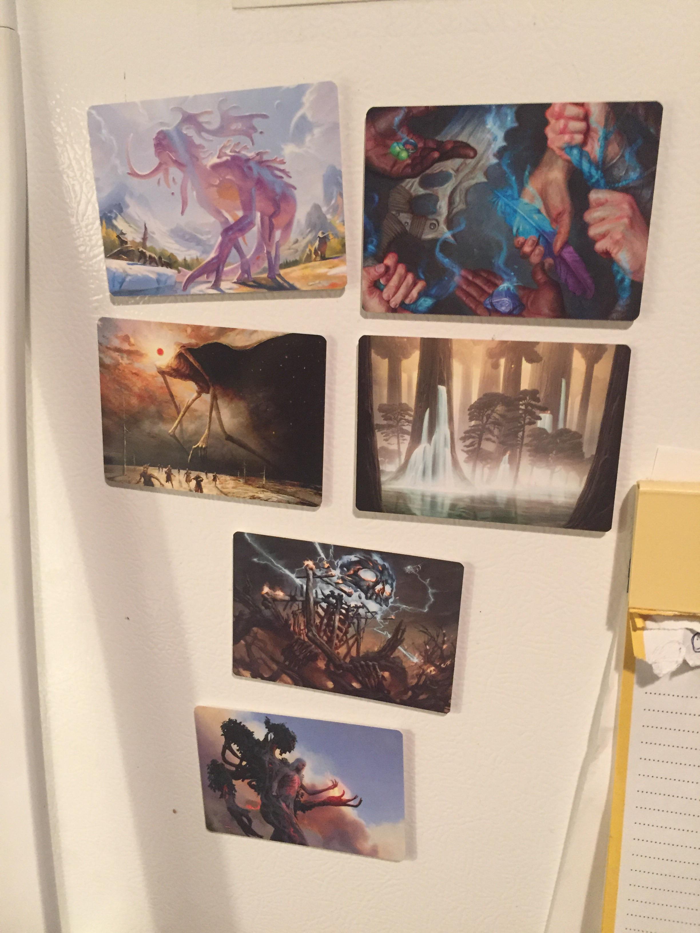 Girlfriend thought the Modern Horizon art cards would make cool ; She was right! magicTCG