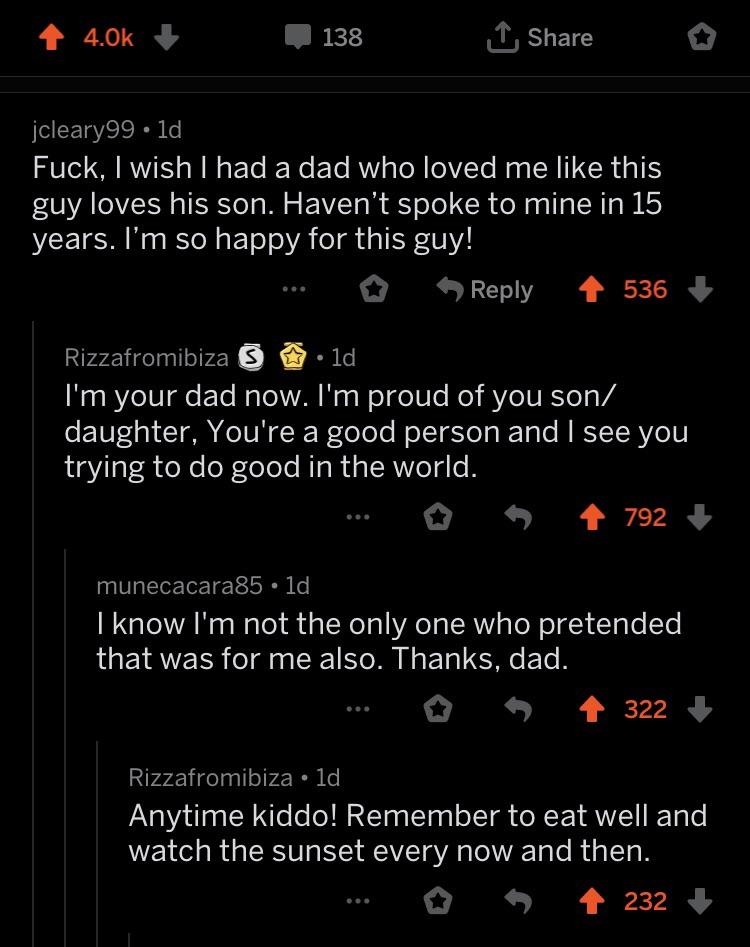 This Reddit fatherforaminute r/HumansBeingBros