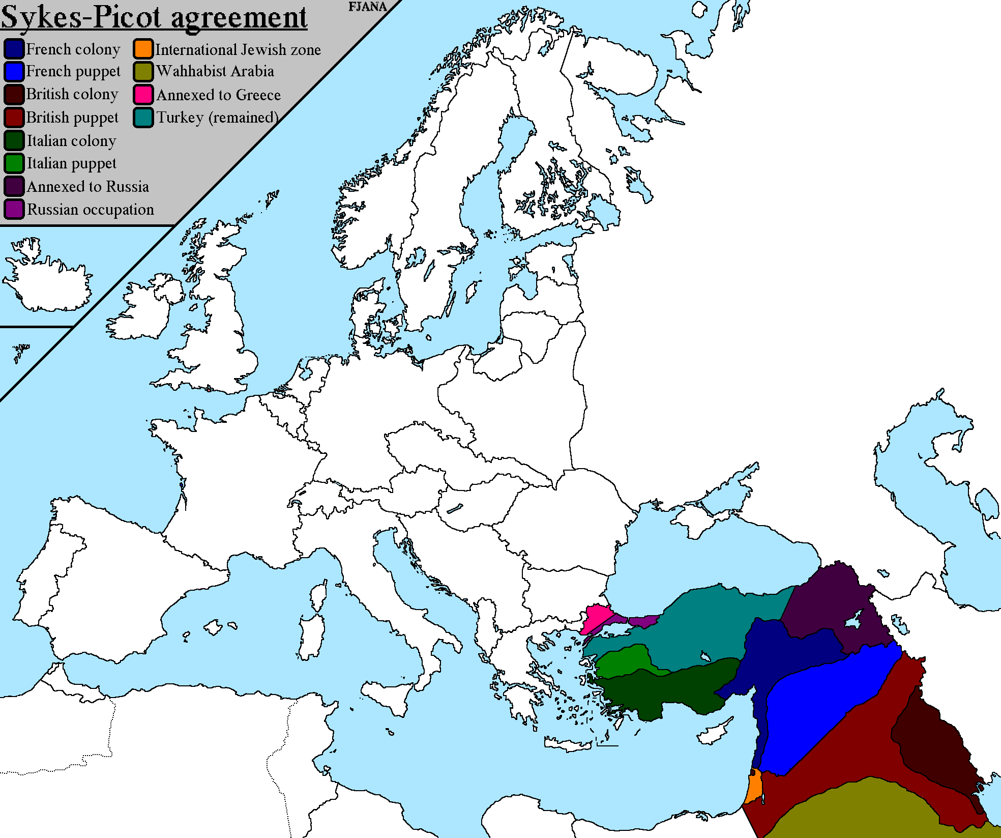 The Planned Toppling and Partition of the Ottoman Empire (in relation