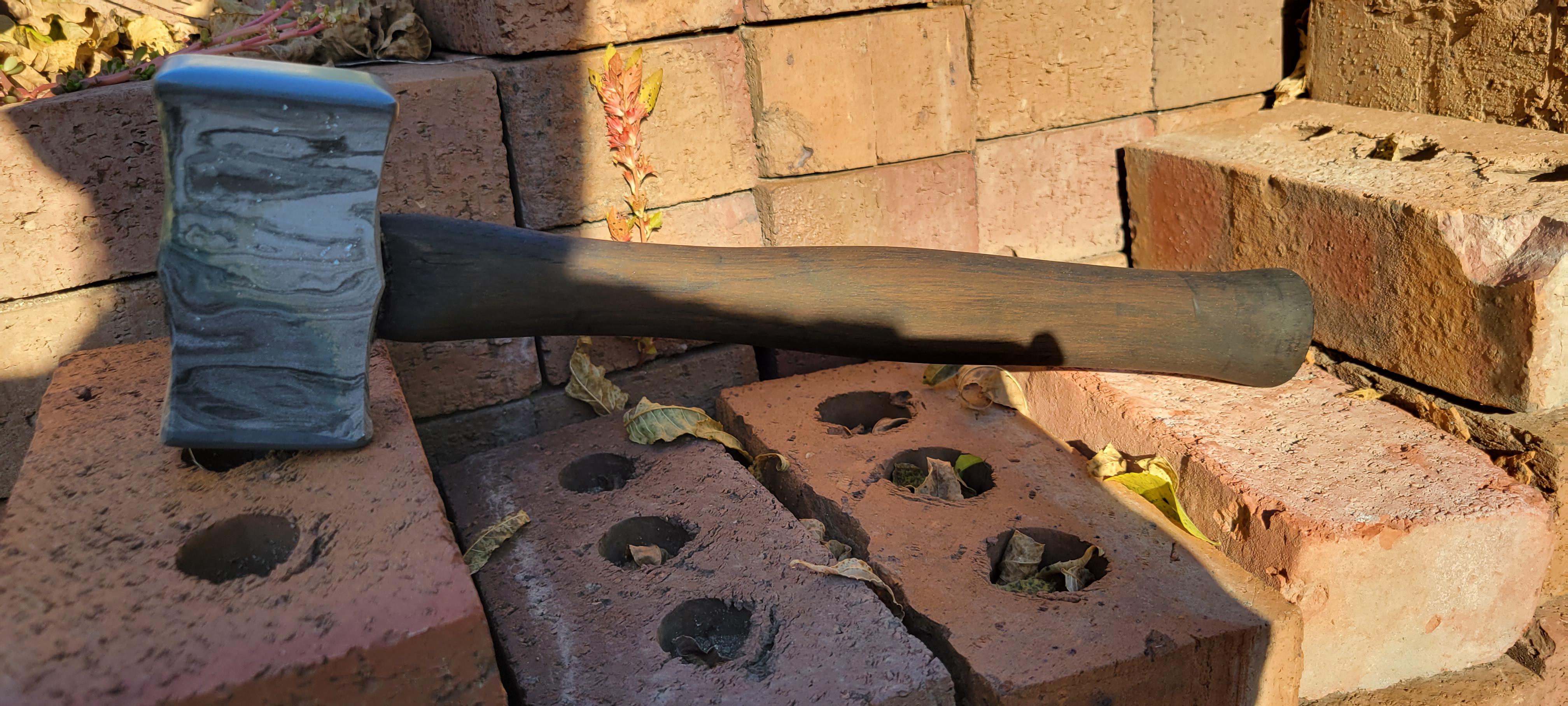 wrought iron/steel faced 2lb booper r/Blacksmith