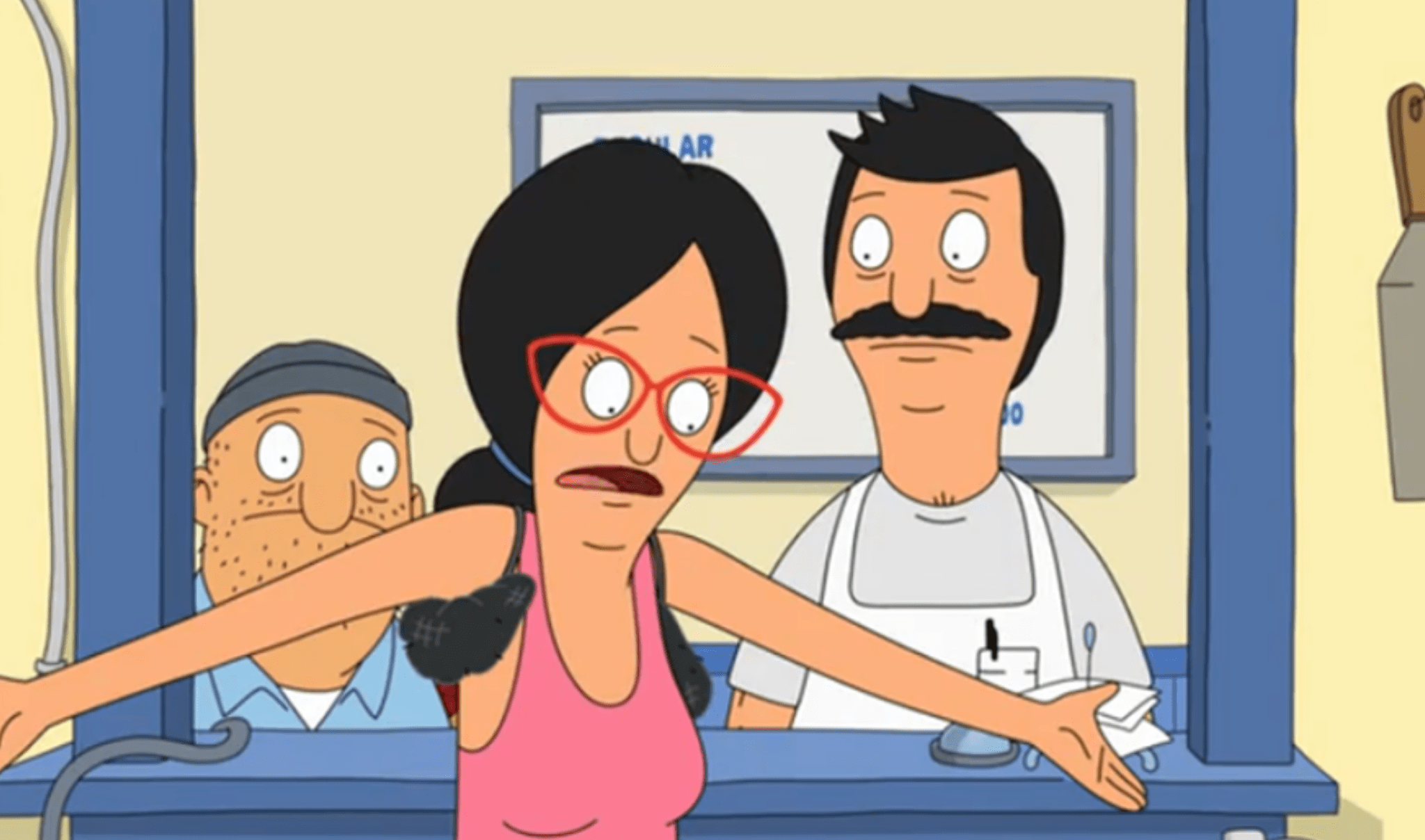 My new deodorant gave me a rash, so my GF sent me this pic r/BobsBurgers