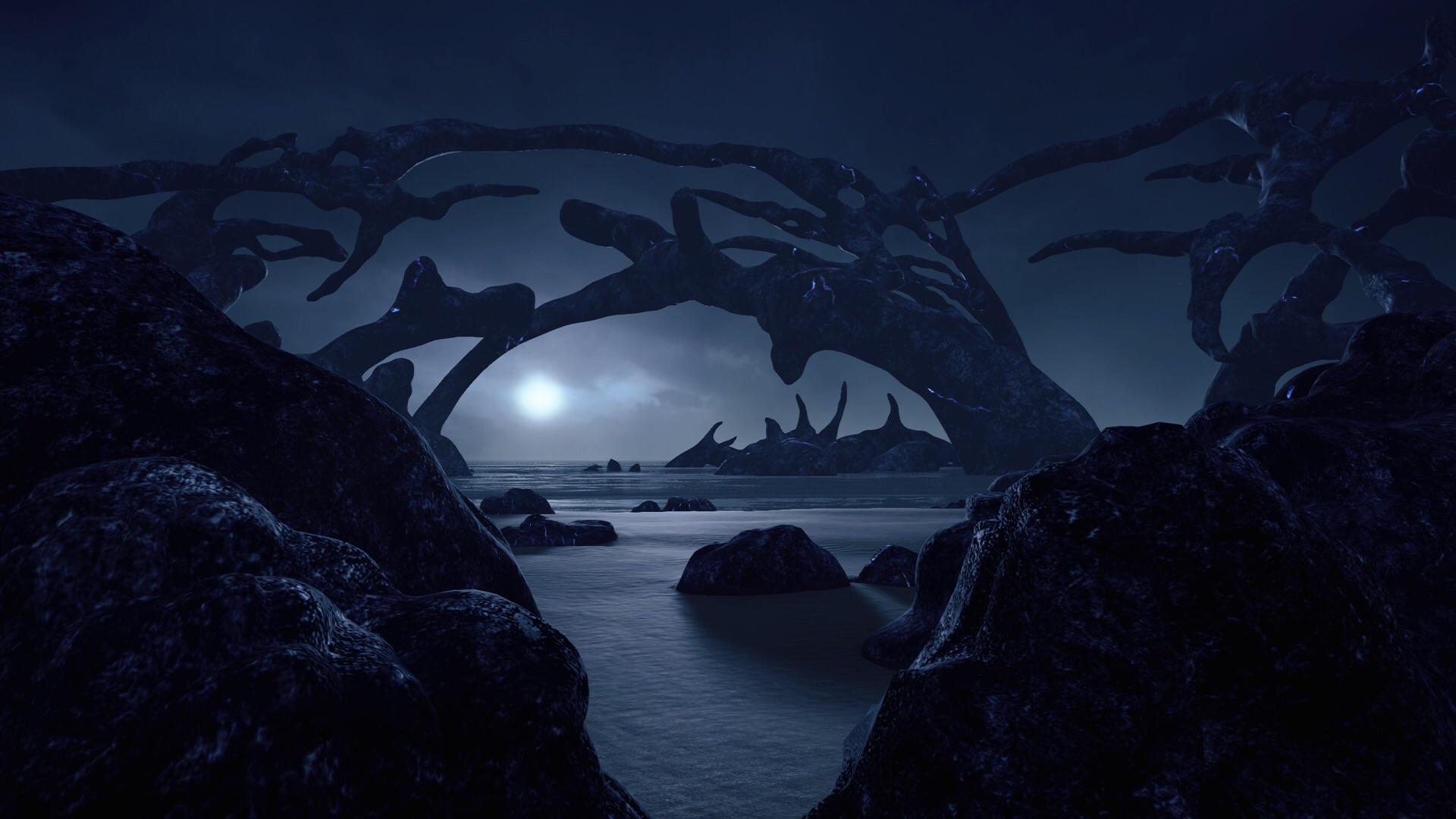 The Realm of Darkness is very pretty. KingdomHearts