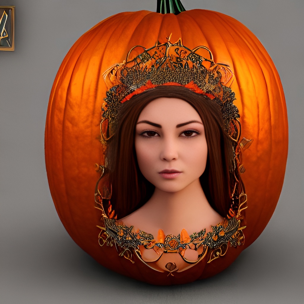 Pumpkin Queen r/aiArt