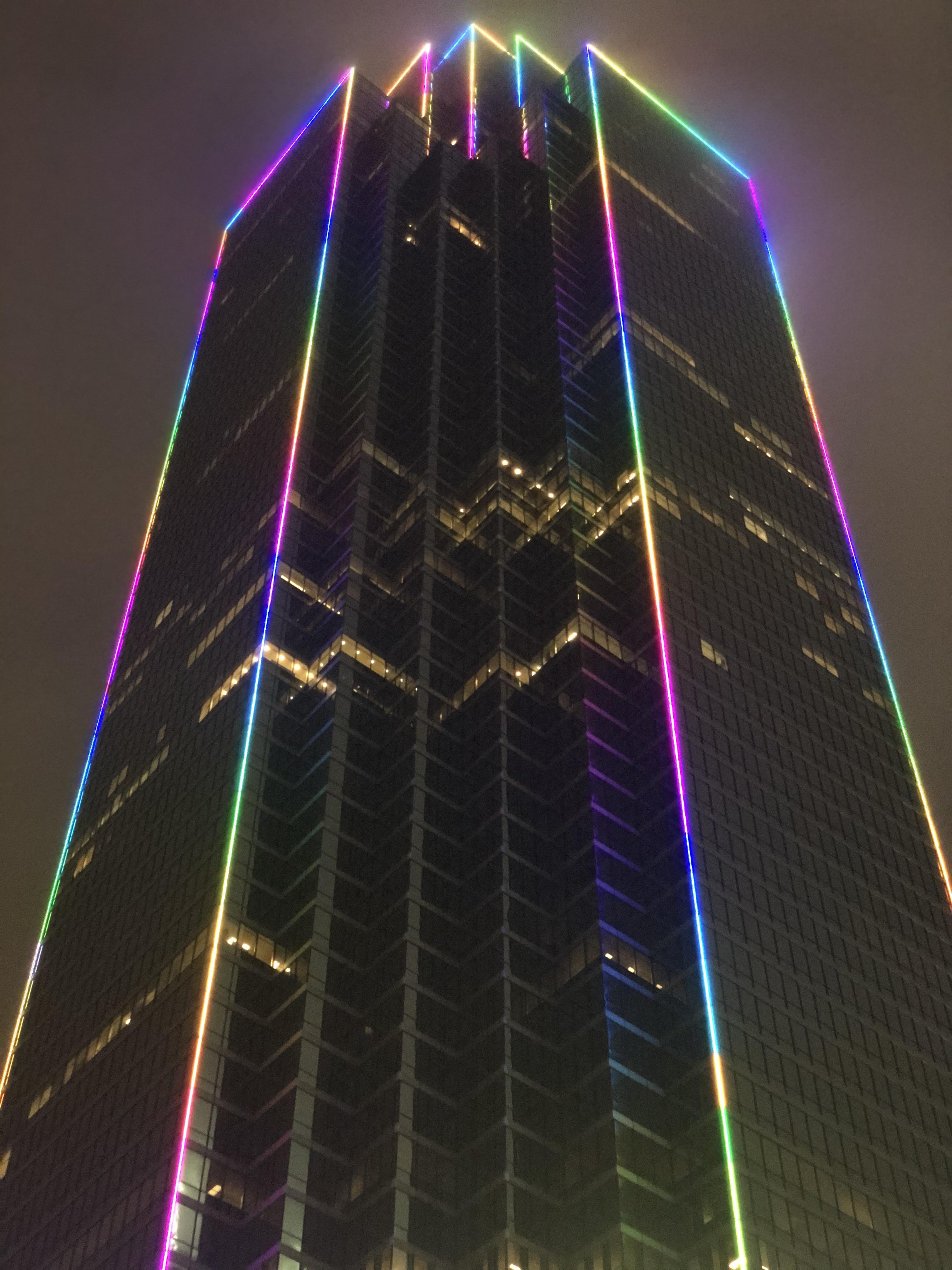 [Building] Rainbow Tower in Dallas. r/architecture