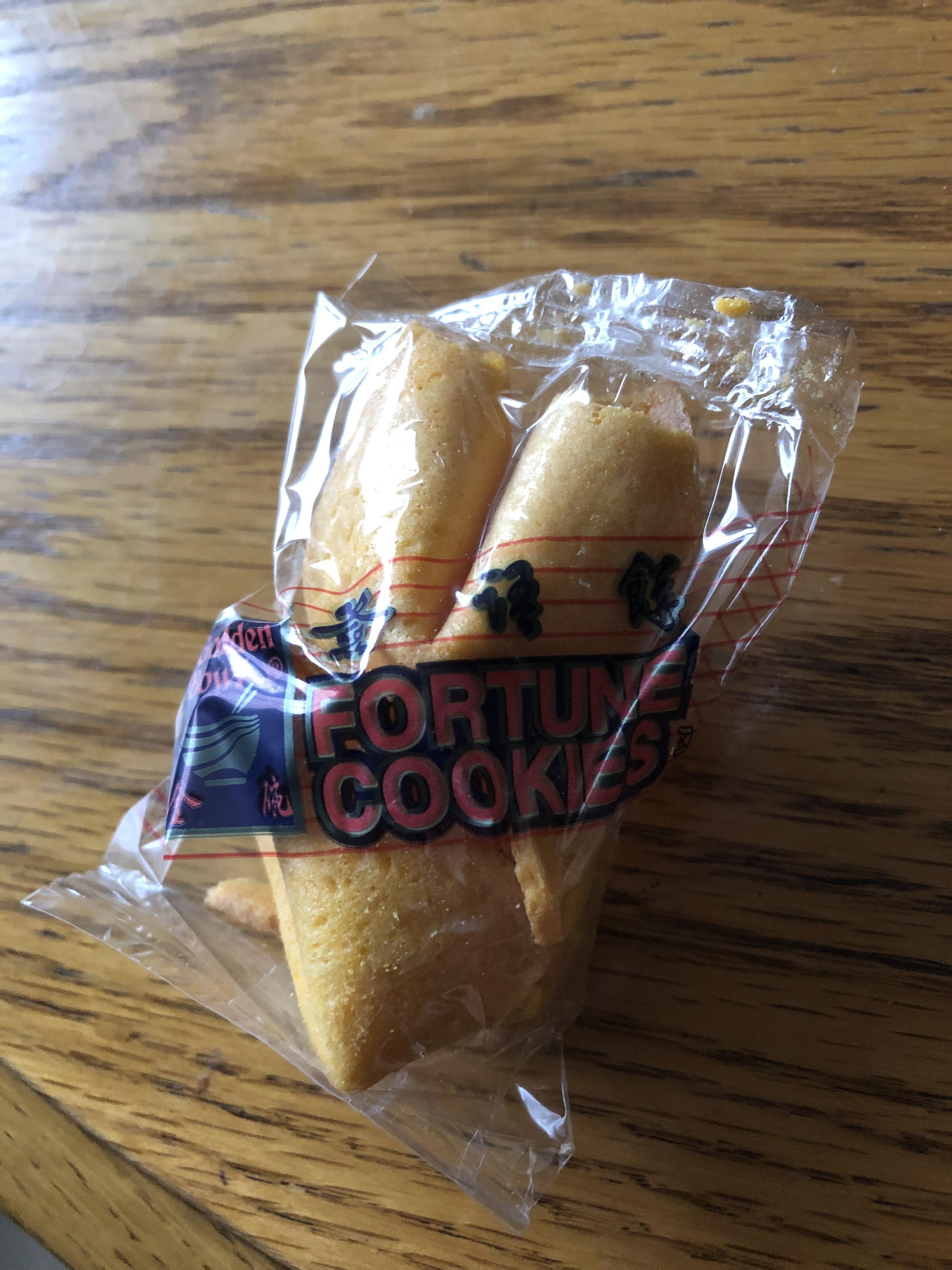 The rare double fortune cookie! r/pics