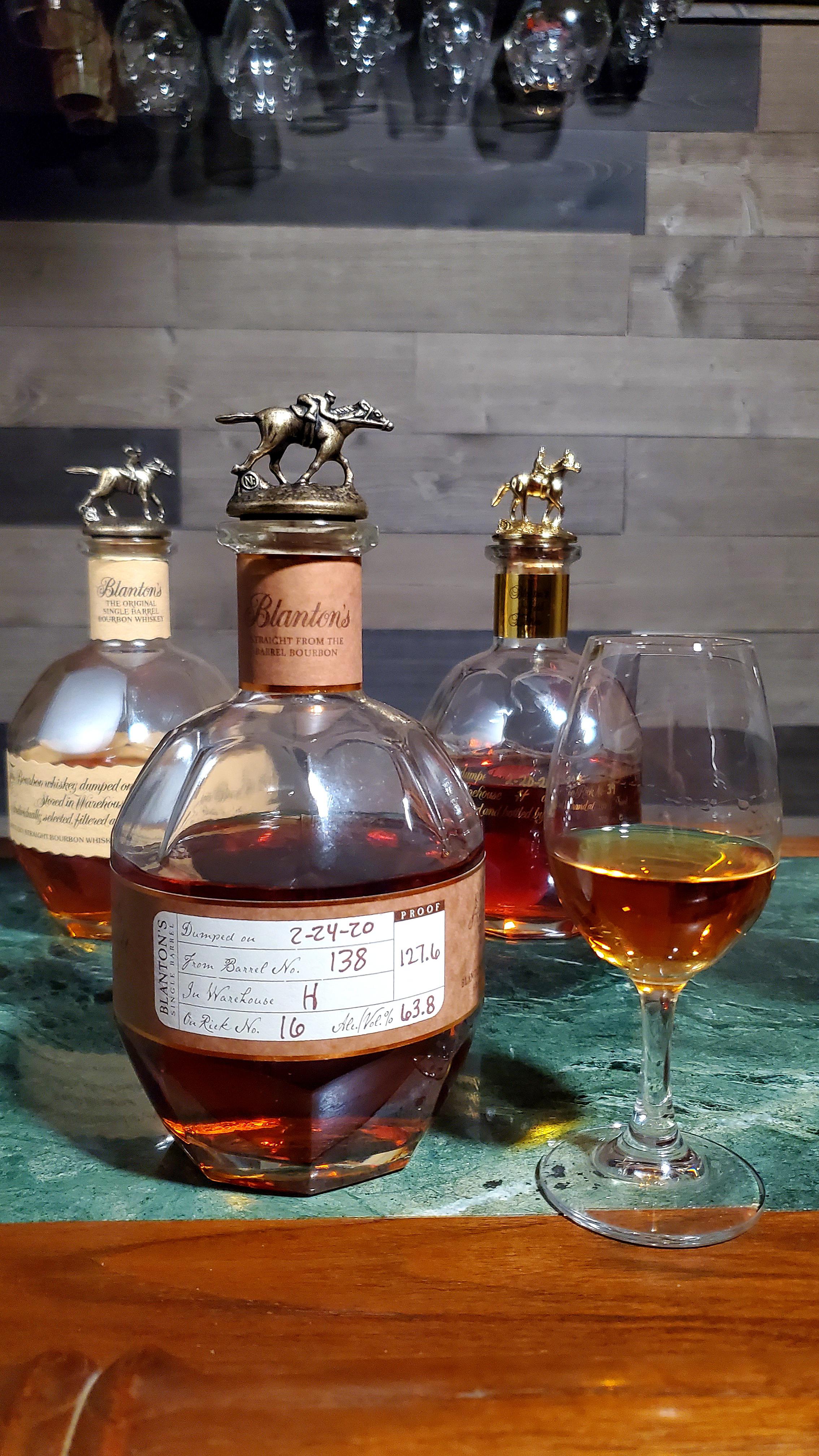 Review 13 Blanton's Straight From The Barrel 127.6 proof and unsolicited advice from a tater