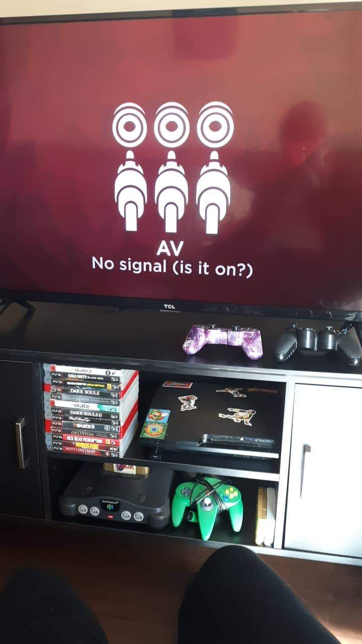 New TV, not sure how to get my n64 to work on it. Everything is plugged