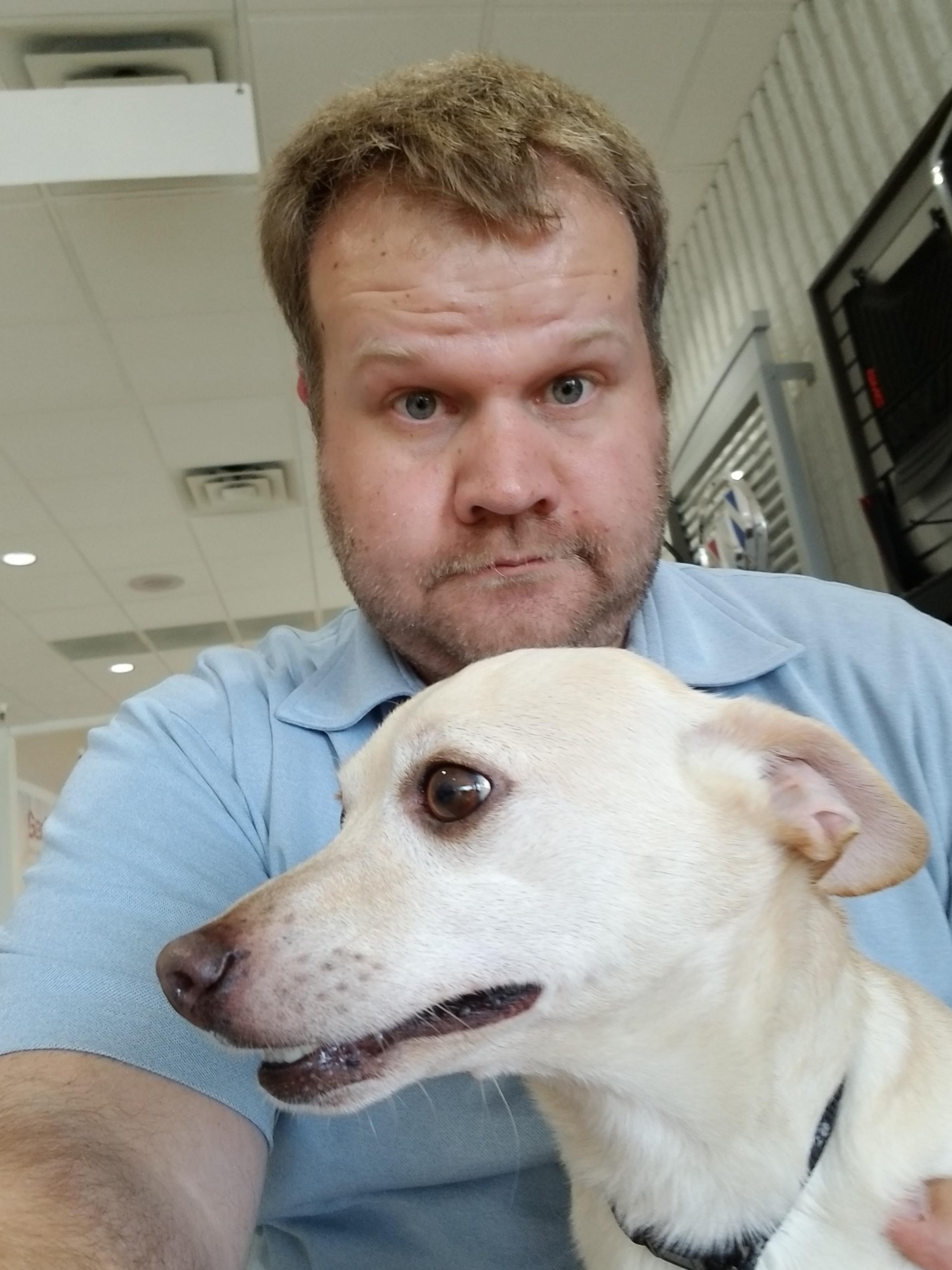 Met this little dude at a pet adoption y work hosted this weekend. He did find a new home. r/aww