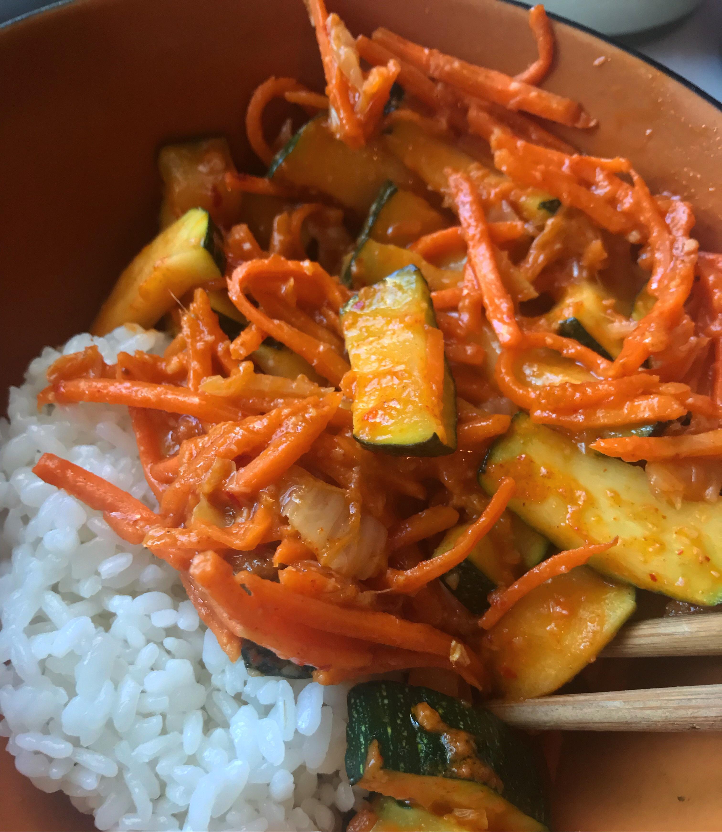 181 Calorie Korean Style Stir Fry r/1200isplenty