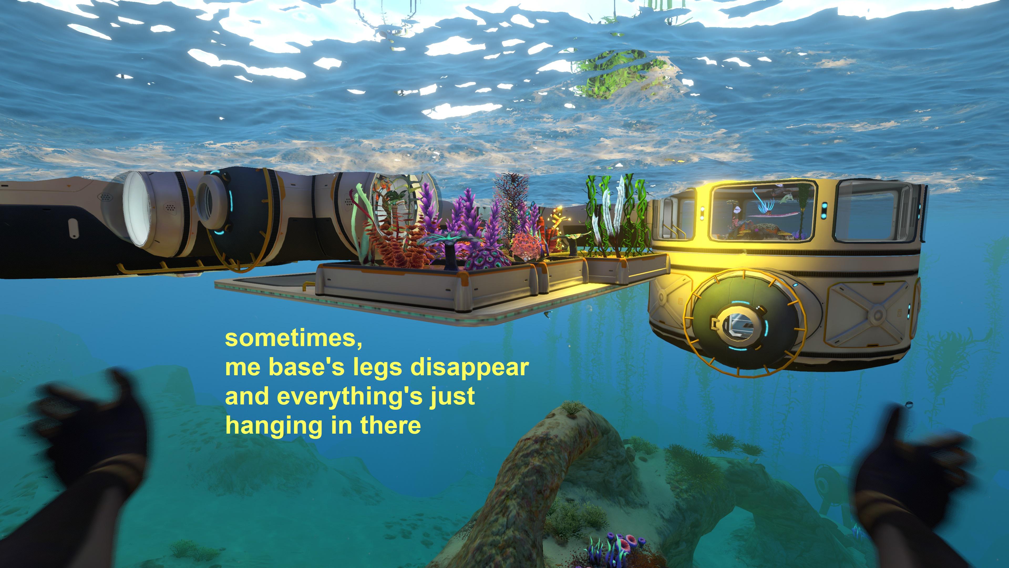 [No spoilers] Sometimes me base's legs disappear r/subnautica
