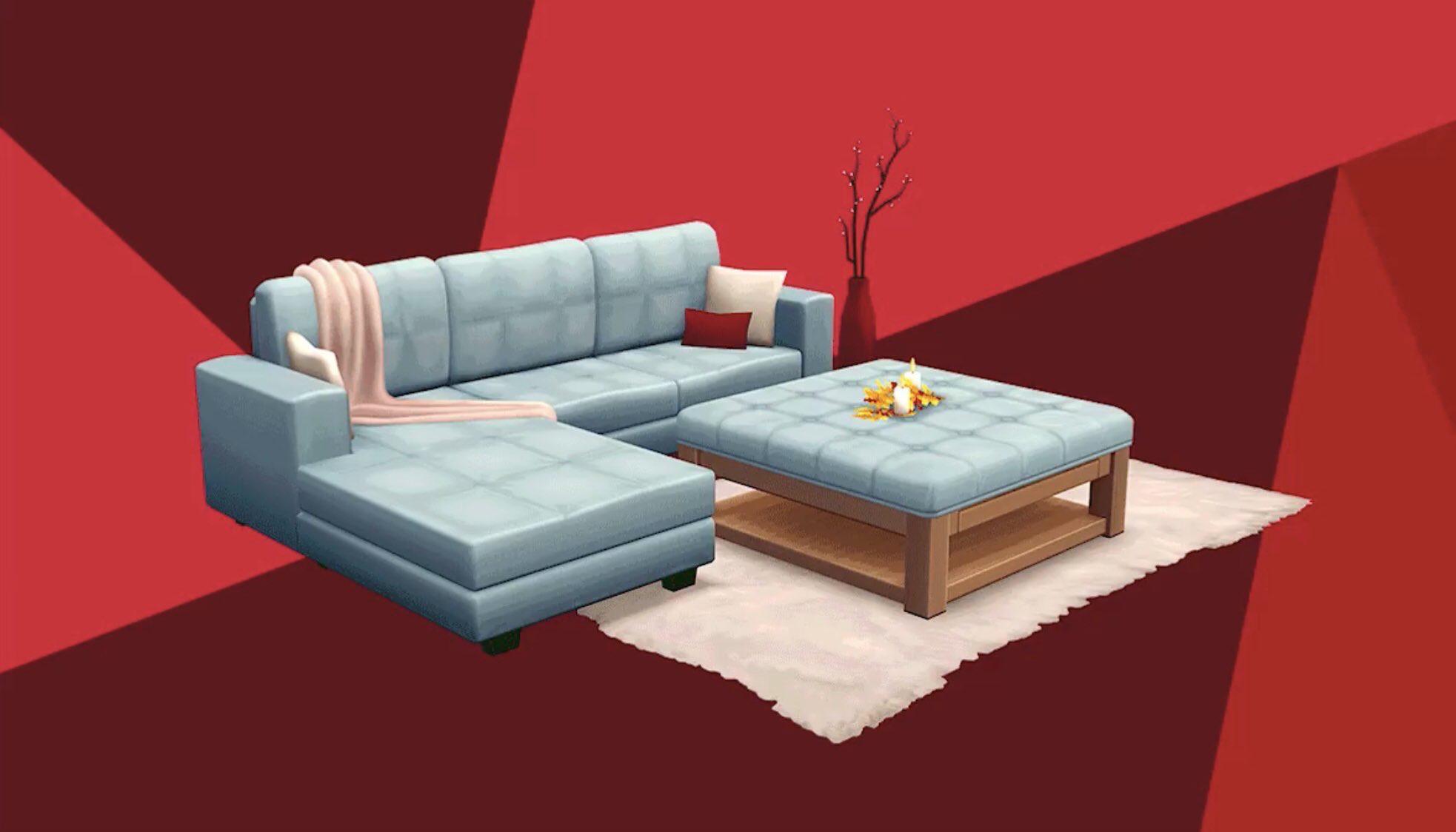 The Sims Mobile Gets Sectional Seating Before The Sims 4! r/thesims