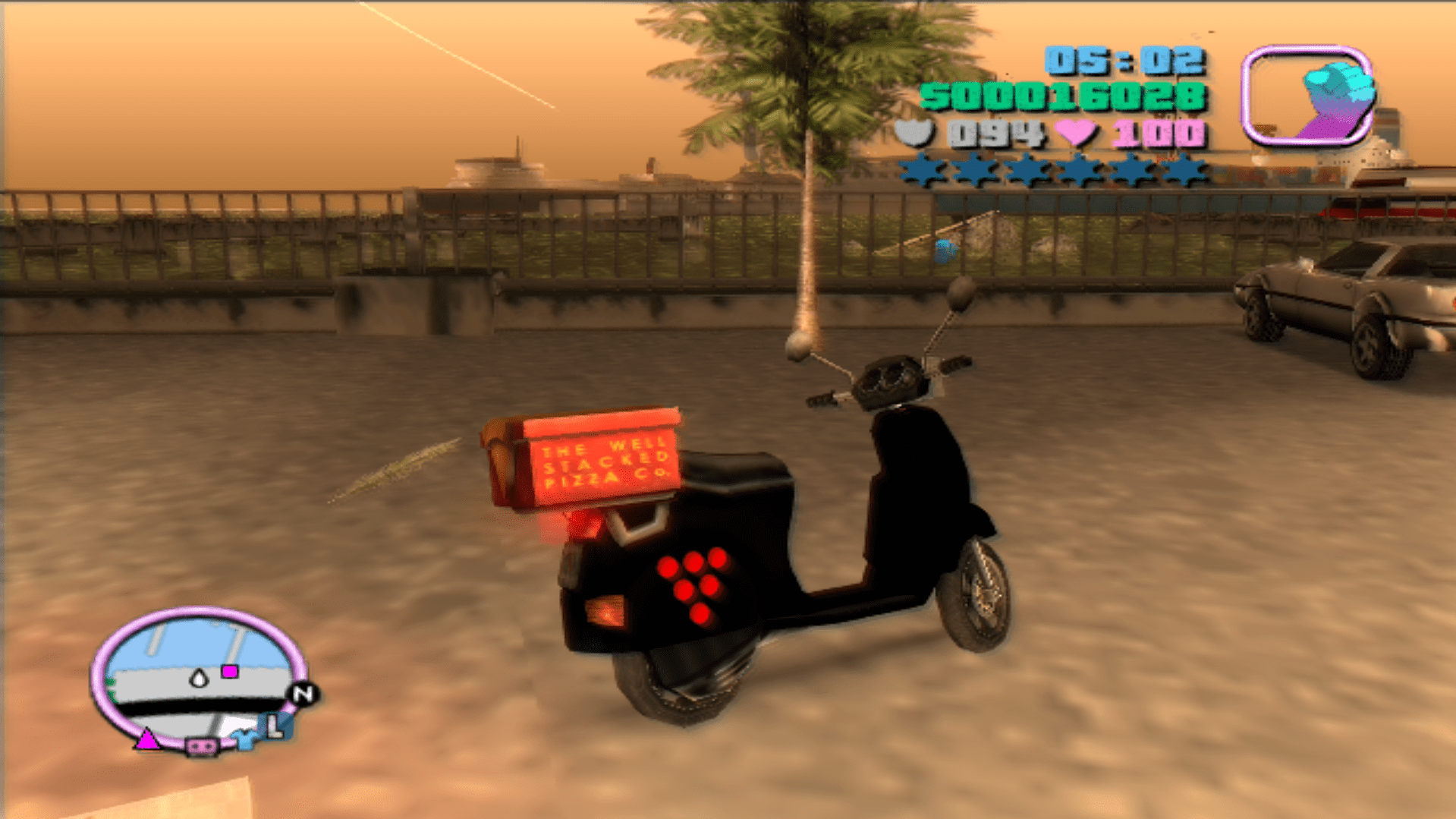 Got the evil pizza boy r/ViceCity