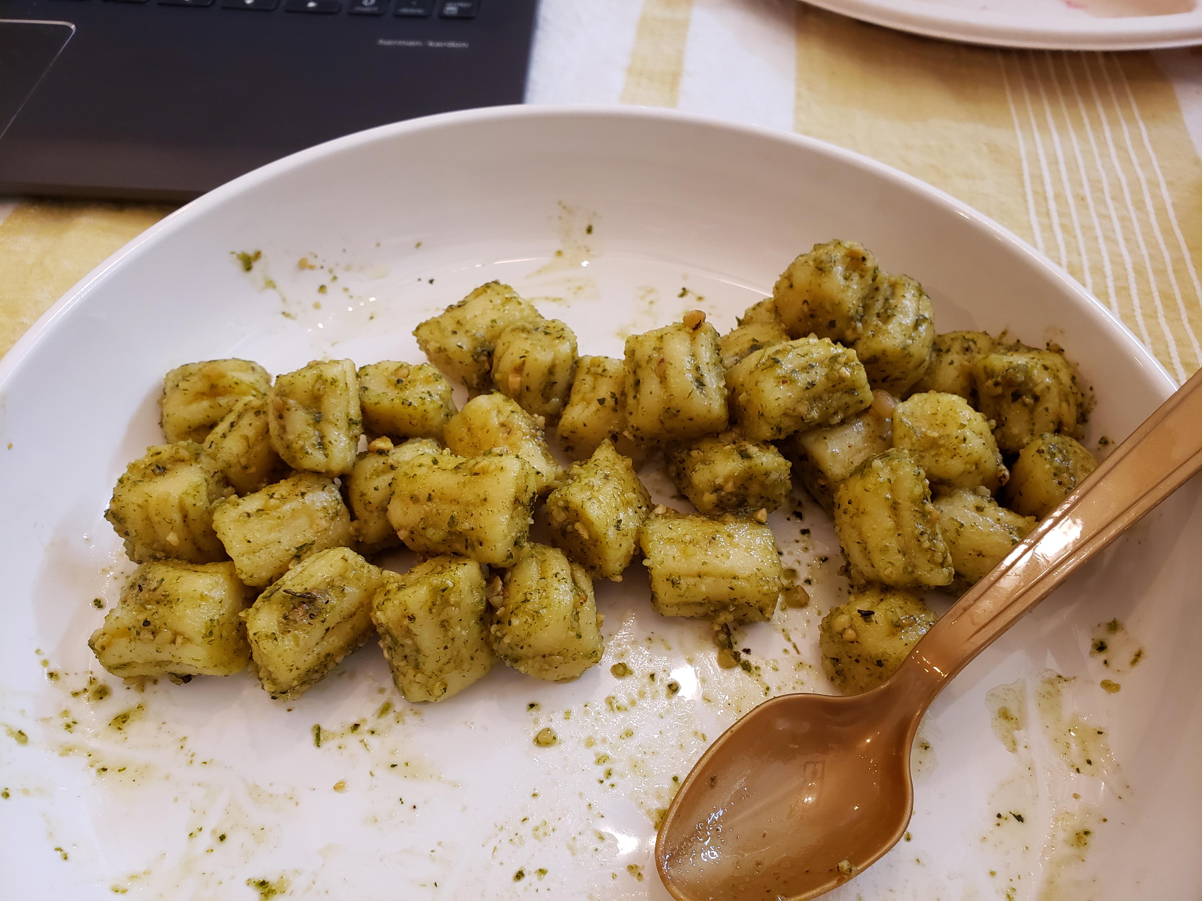 gluten free grain free gnocchi with dairy free pesto dairyfree