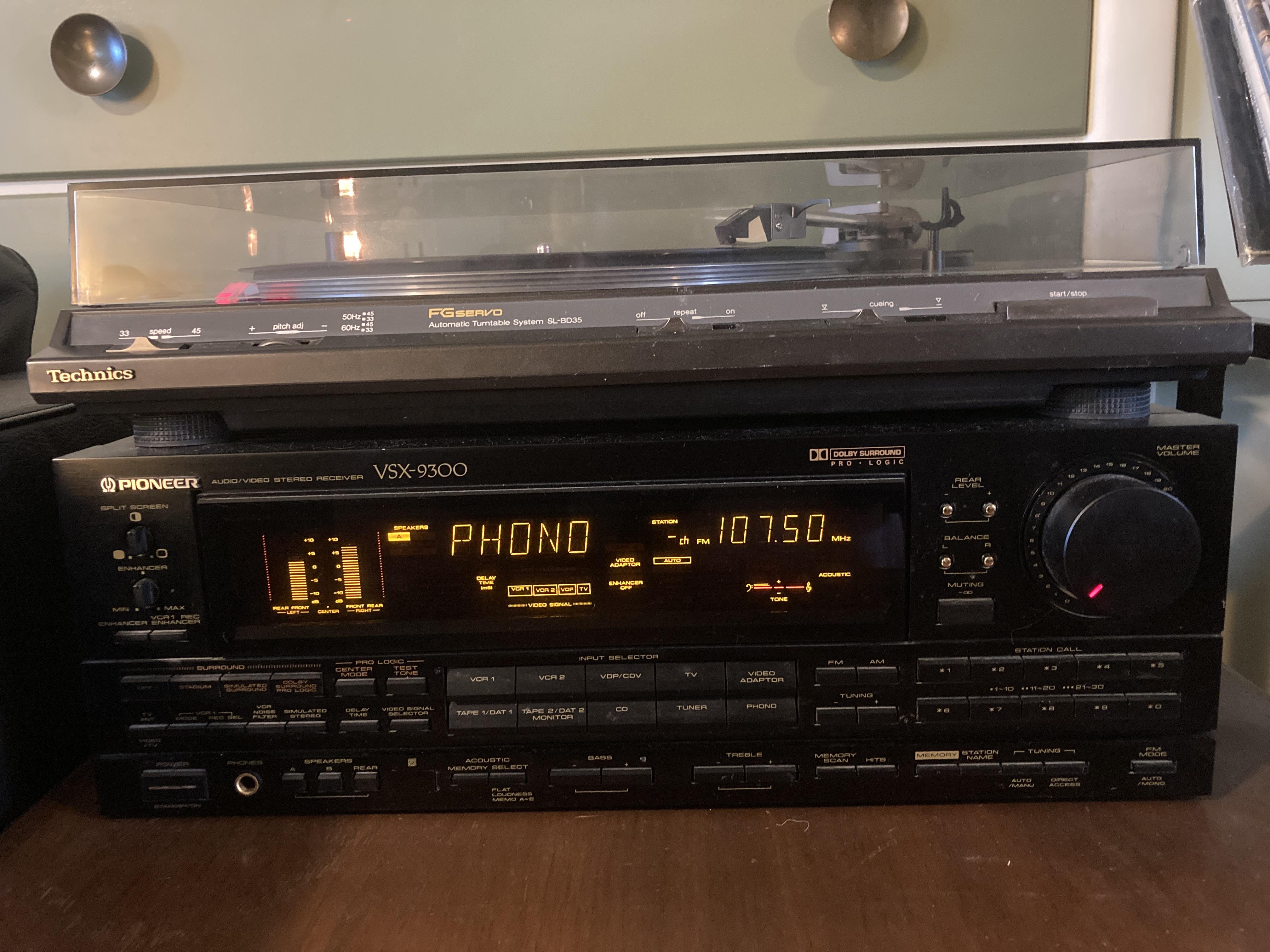 Picked up this Pioneer VSX-9300 receiver from my Uncle and would love