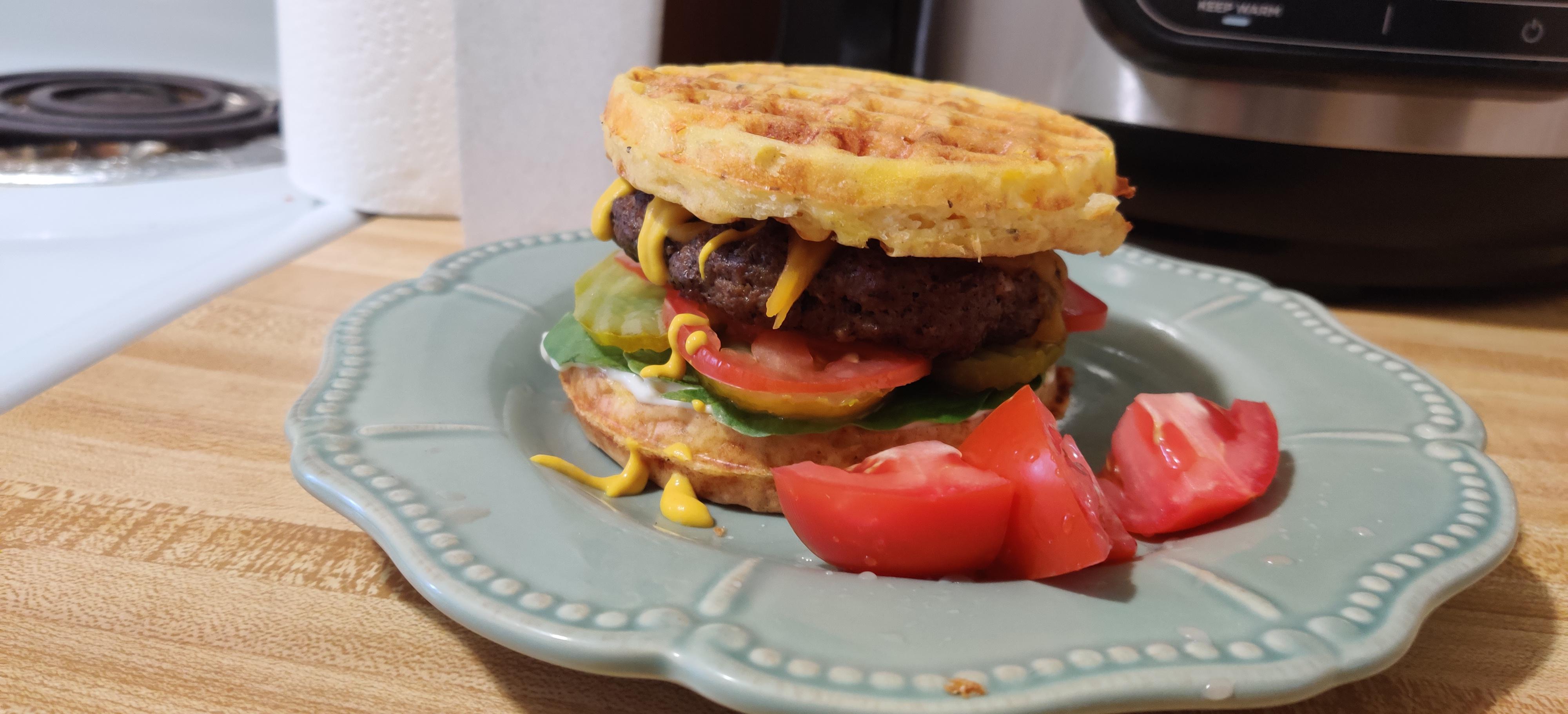 Best Chaffle Cheeseburger! r/ketorecipes