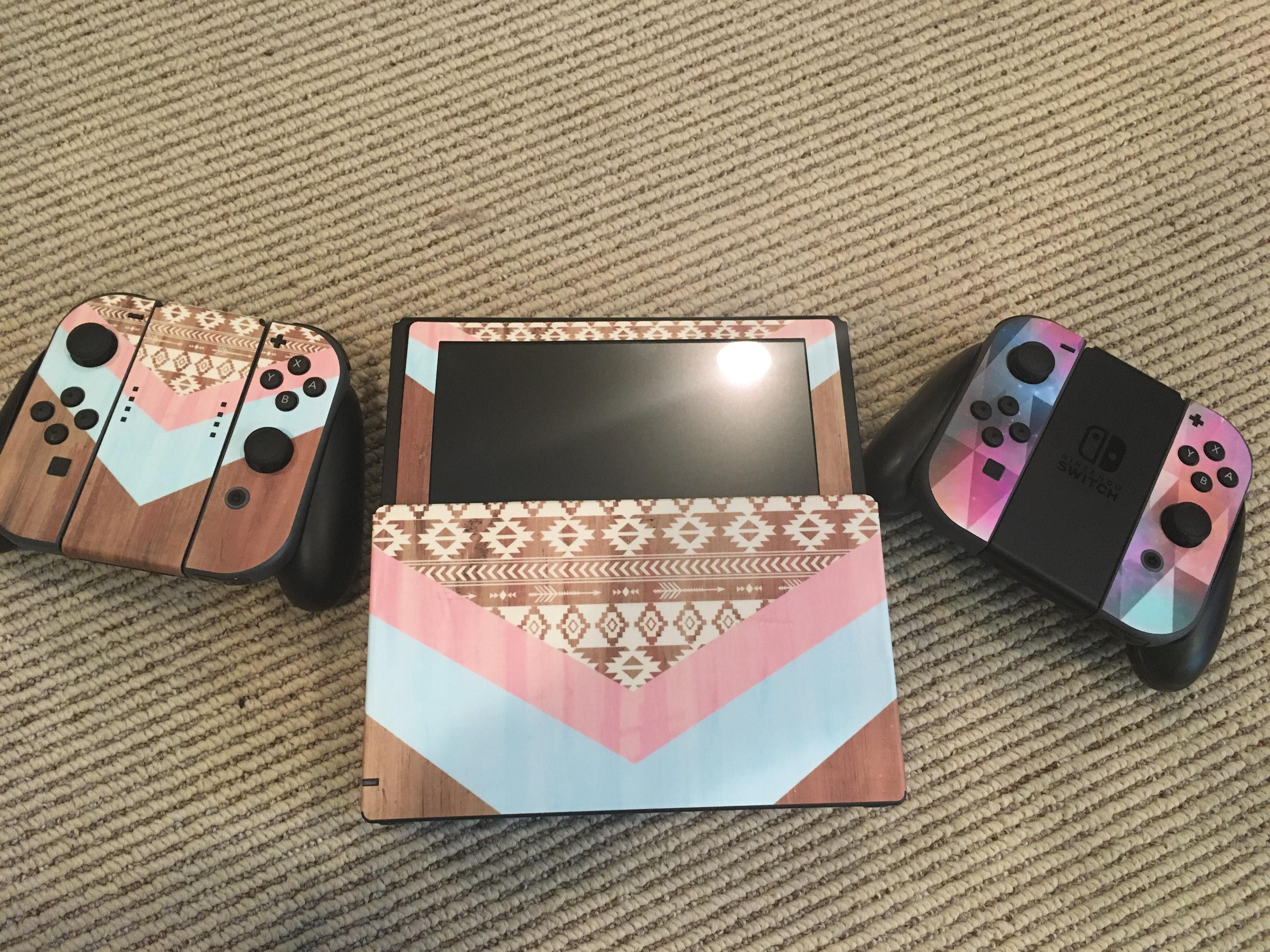 My Nintendo Switch in DecalGirl's Native; Extra Joycons in Untold r