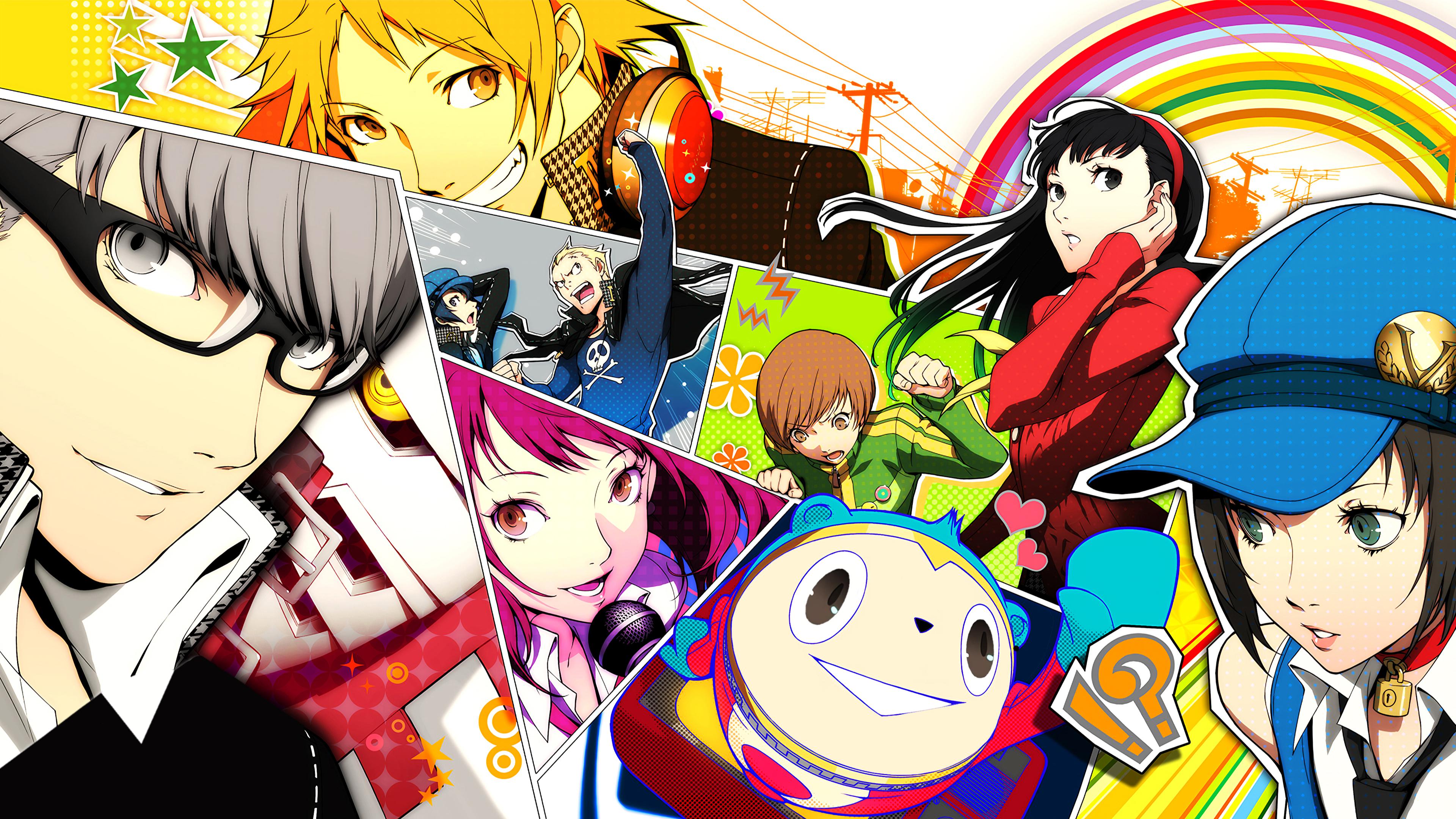 Persona 4 Golden 4k Wallpaper PERSoNA