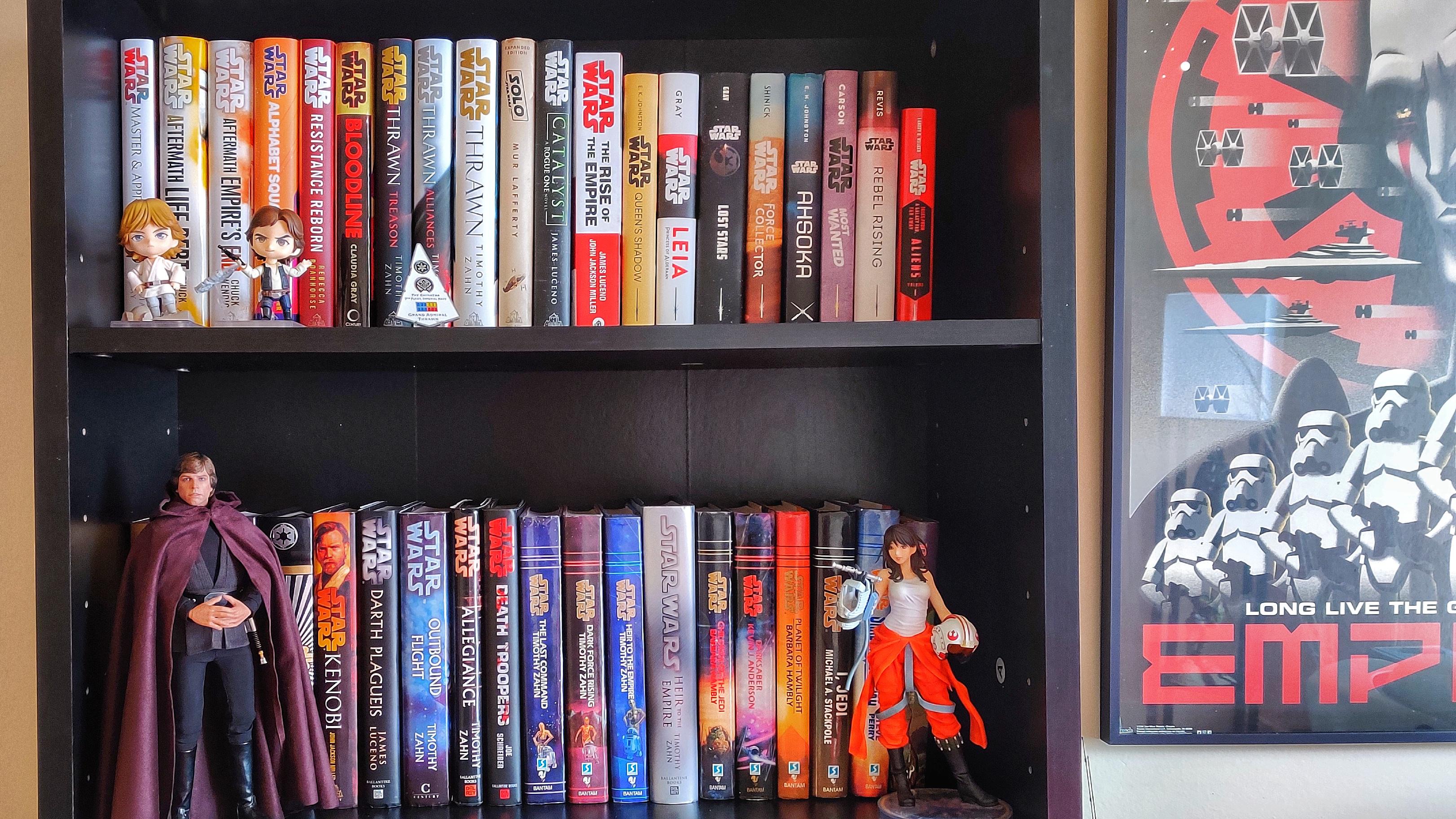 My growing collection (addiction) r/starwarsbooks