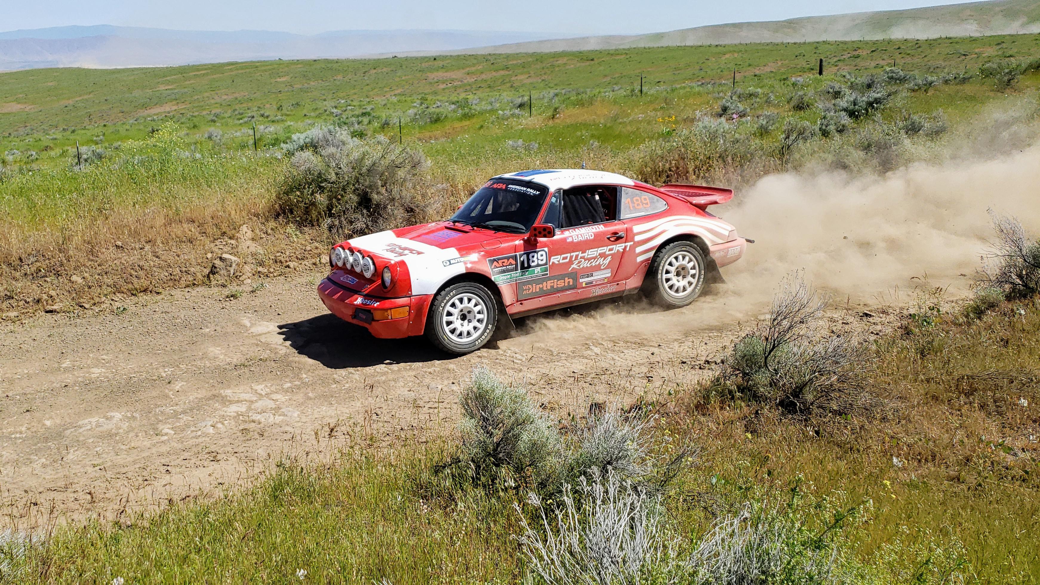 Porsche 964 at Oregon Trail Rally 2019 r/rally
