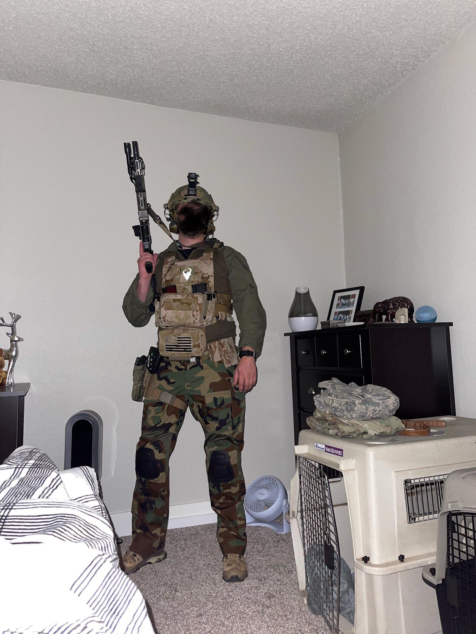 Rate my fit (face blurred cause I have an ugly mug, not because I’m an