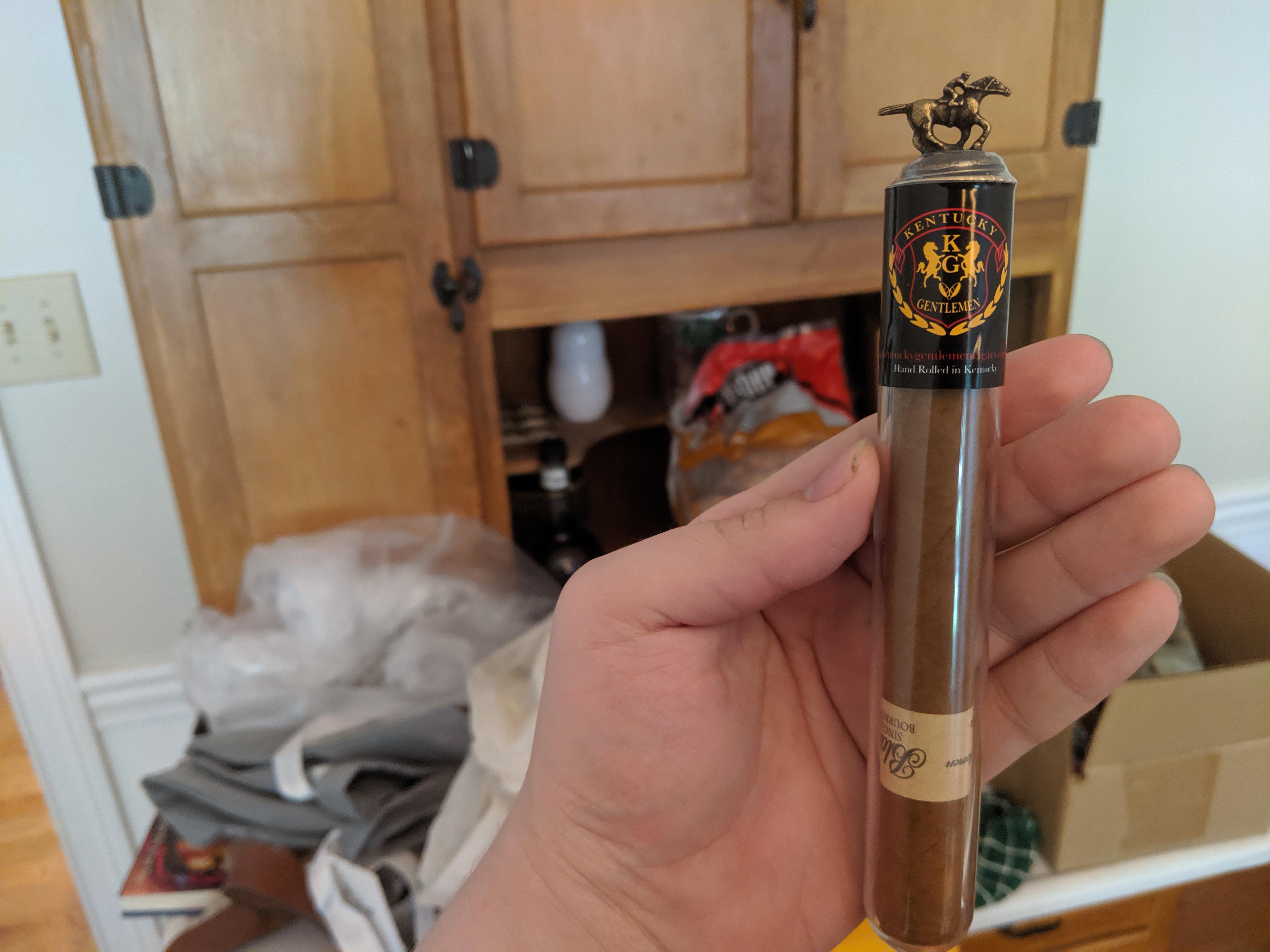 Blanton's Cigar, about to try it out! r/cigars