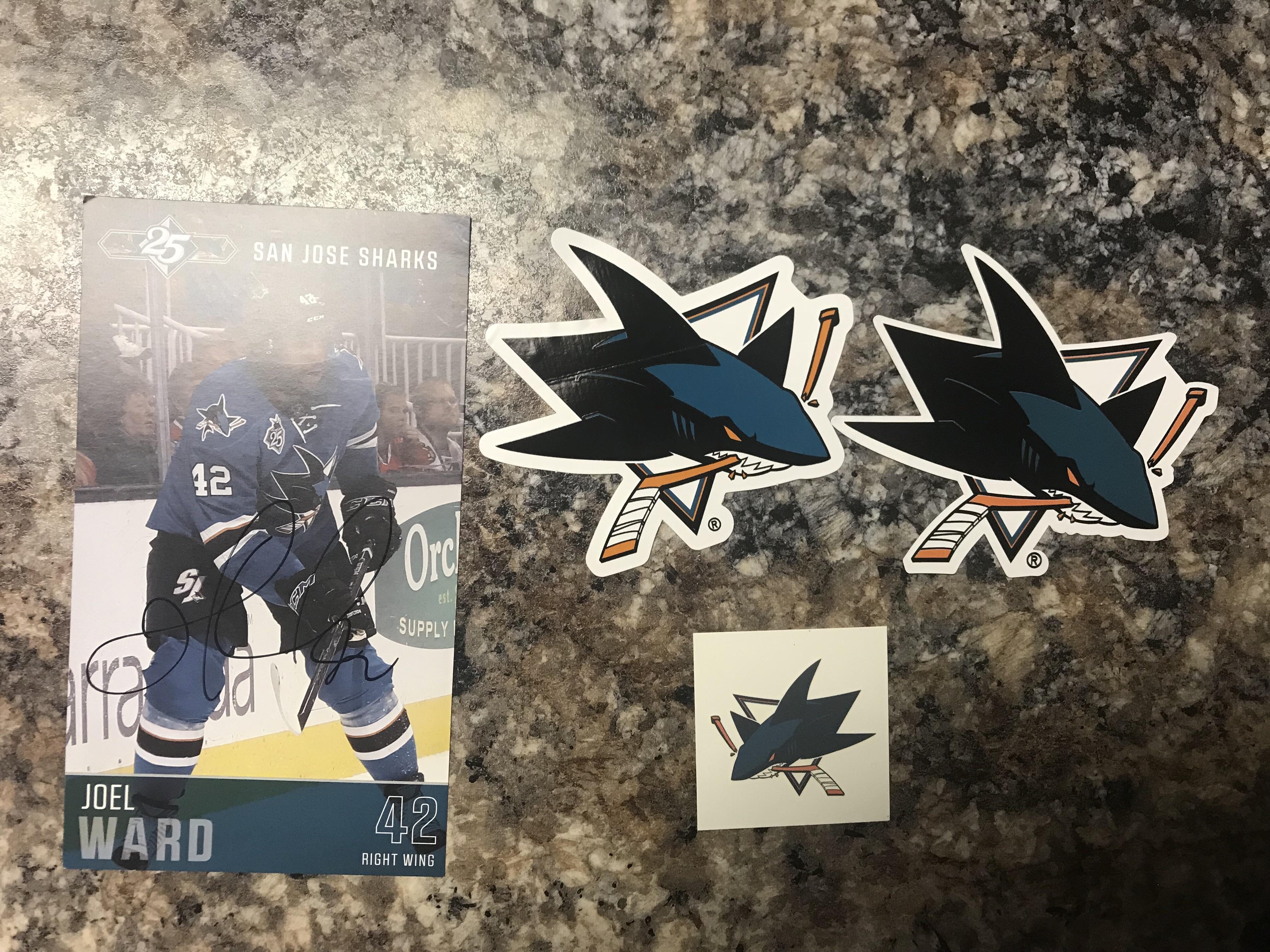 Revived my San Jose Sharks Fan pack today. It has a real autograph from