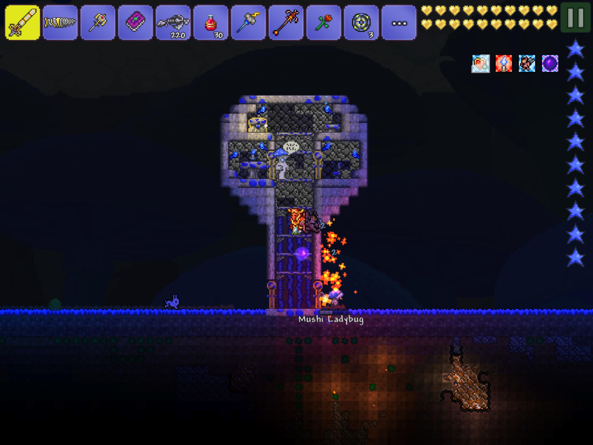 My mobile Truffle house r/Terraria
