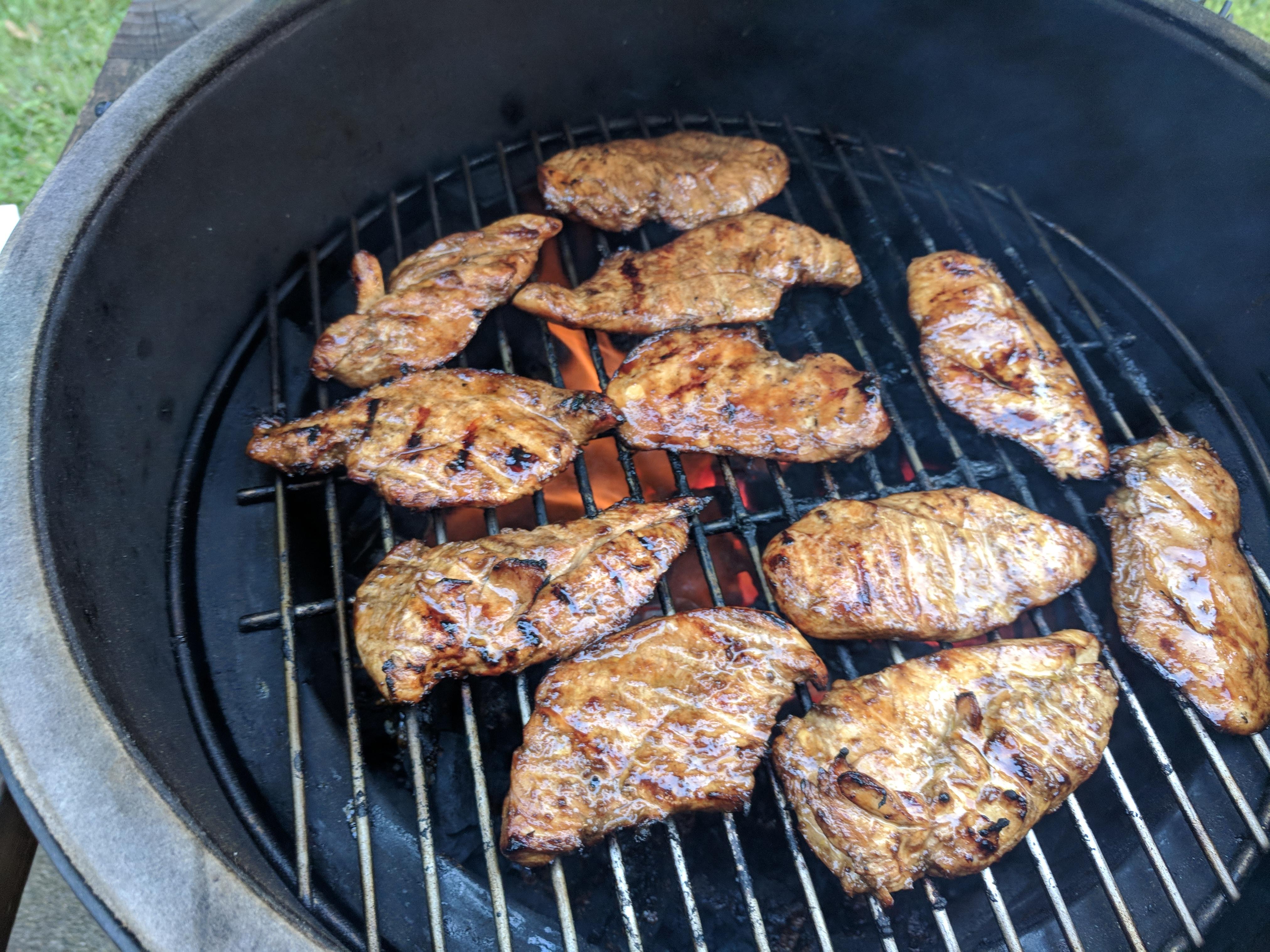Marinated Chicken. Balsamic Vinegar, Olive Oil, Brown Sugar