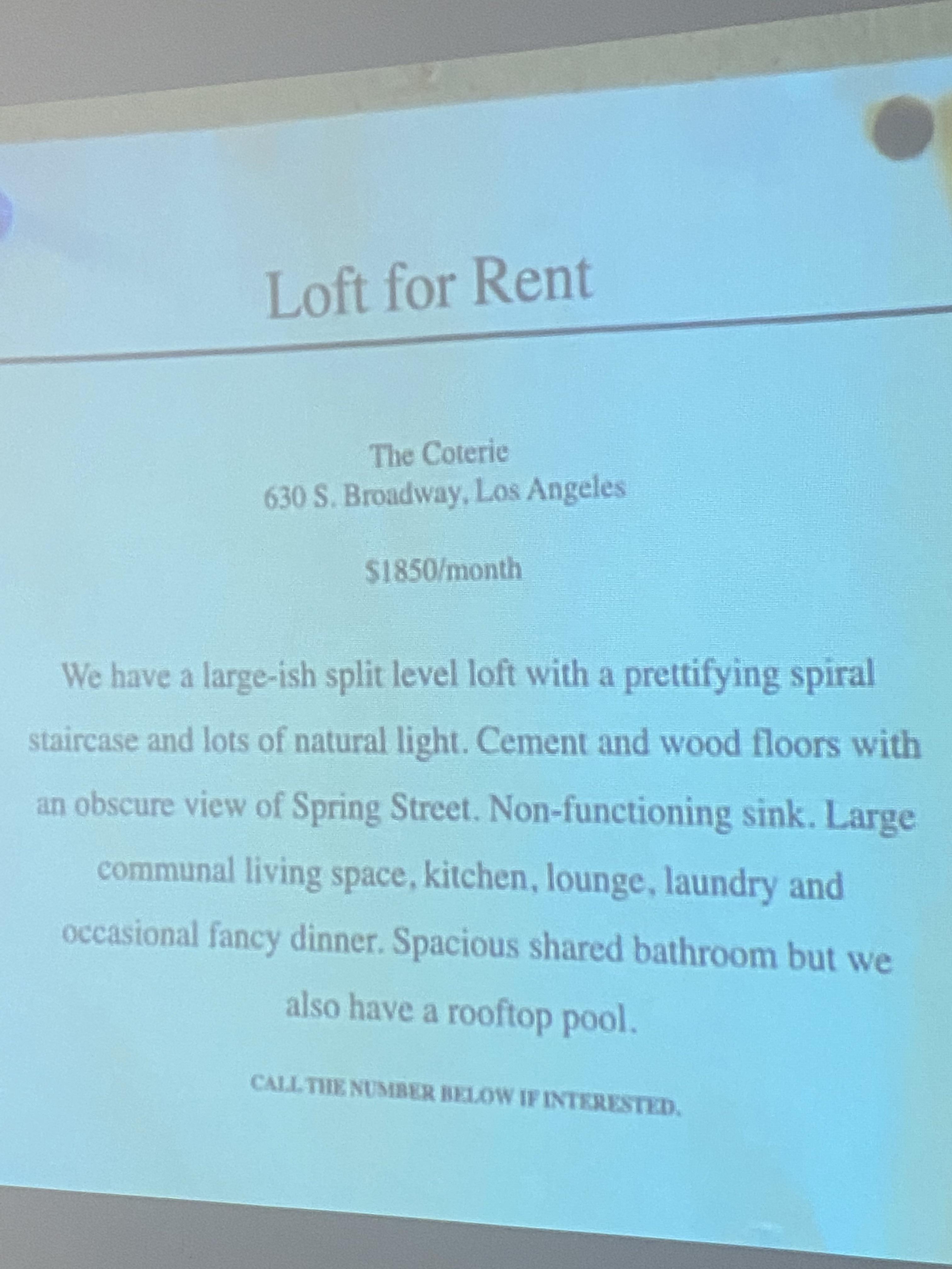 Would you rent a loft at The Coterie? r/GoodTrouble