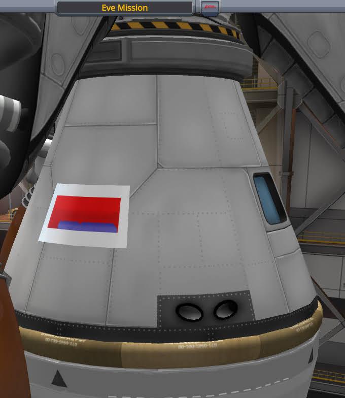 Anyone else seeing this bug with the default Kerbal flag on the Mk13