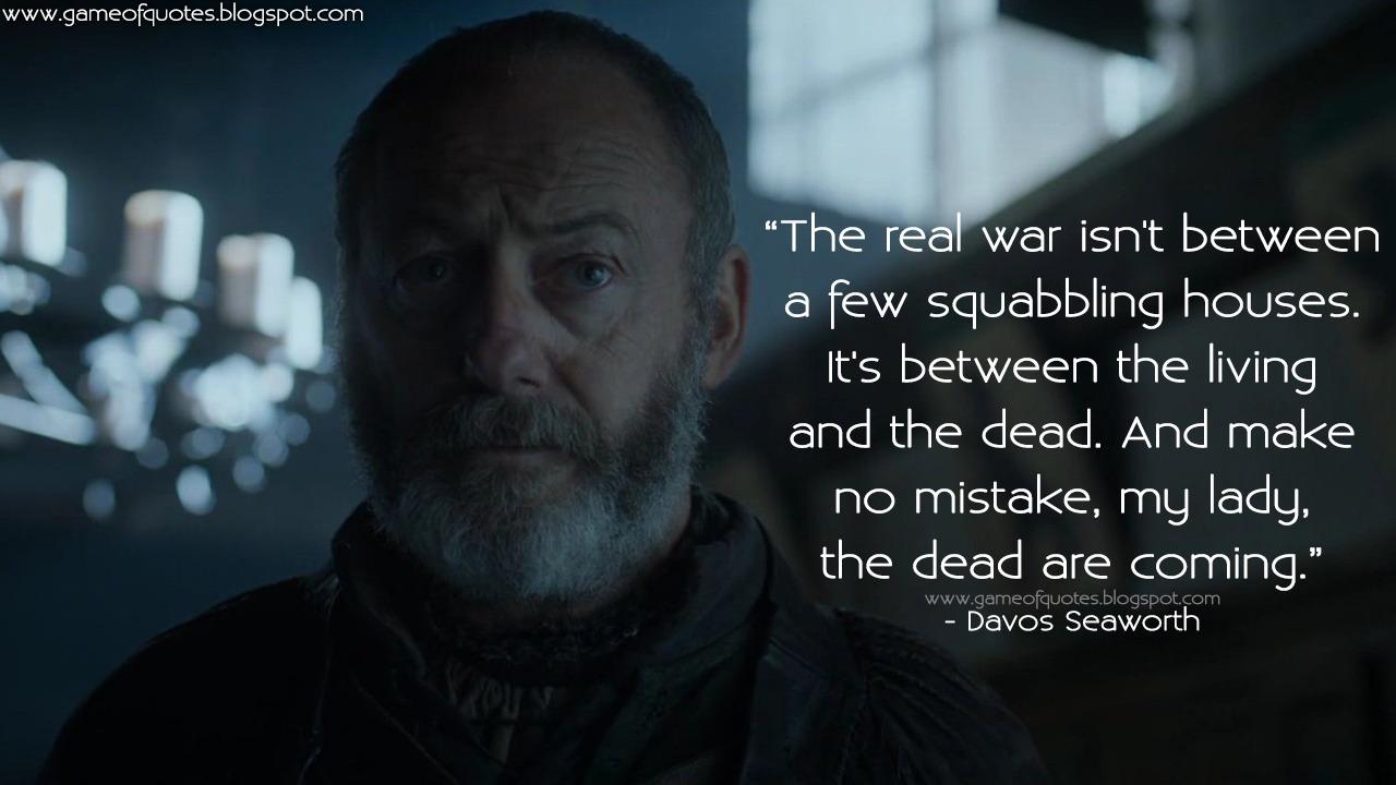 Pity Davos isn’t on the shows writing team&hellip; freefolk
