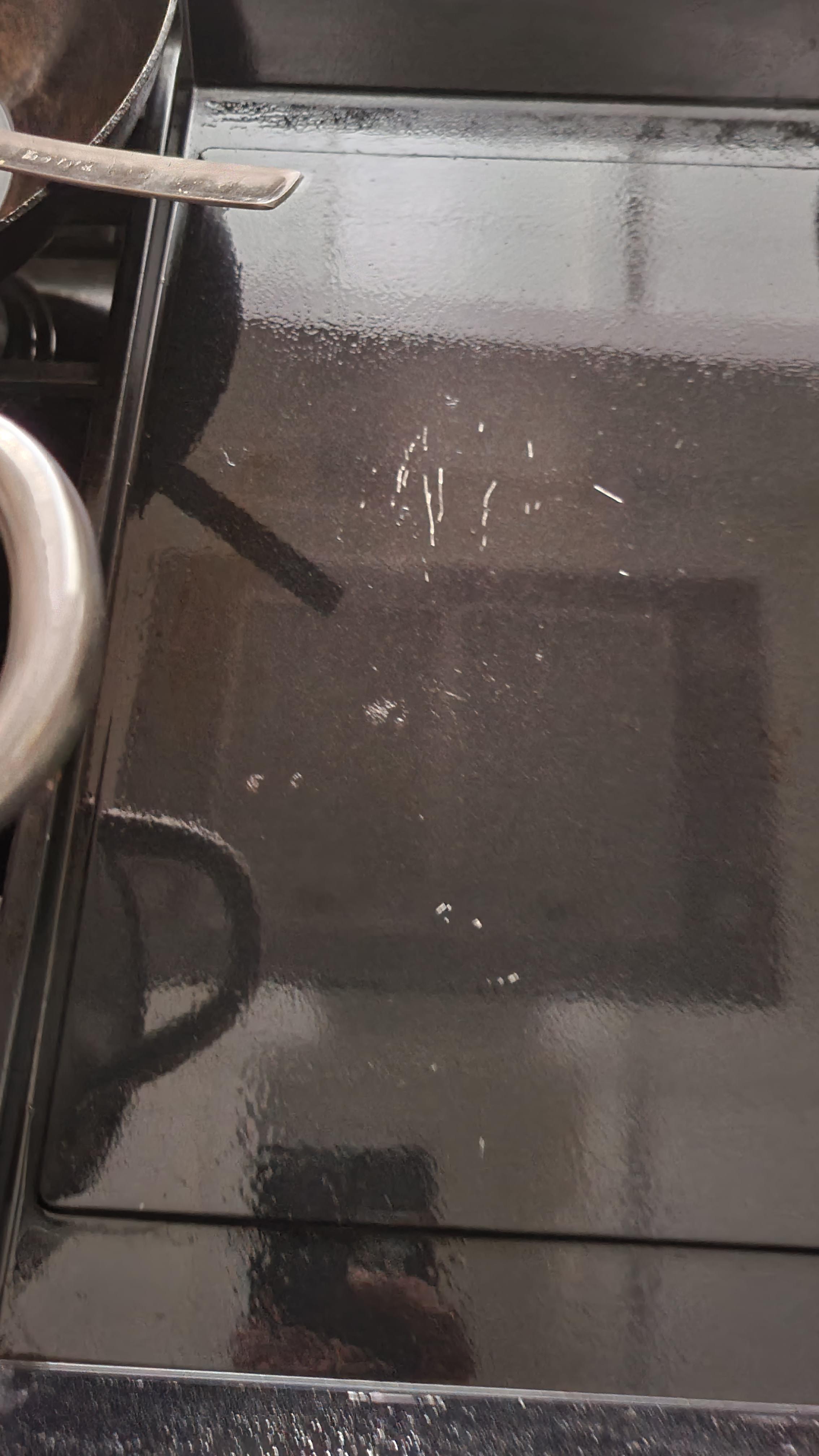 Please help me remove these scratches from cast aluminium griddle! This