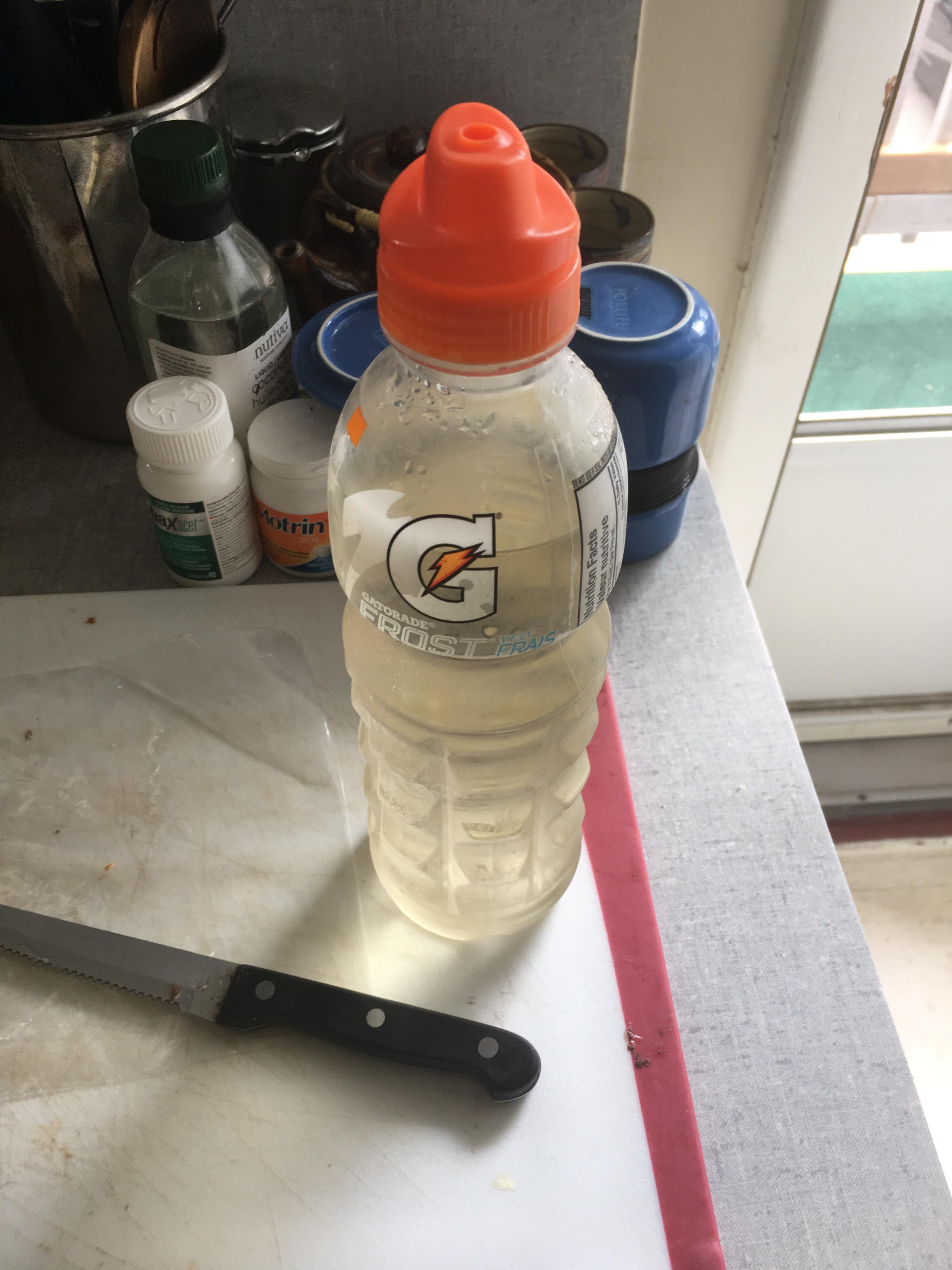 Does anyone else’s water have a yellow tinge to it? What’s causing this