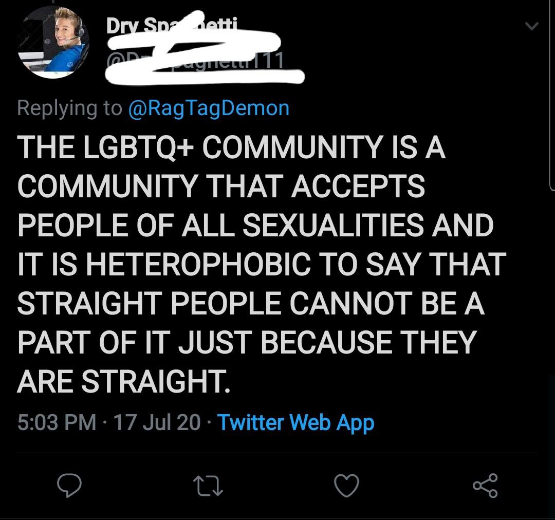 Because heterophobia definitely exists. AreTheStraightsOK