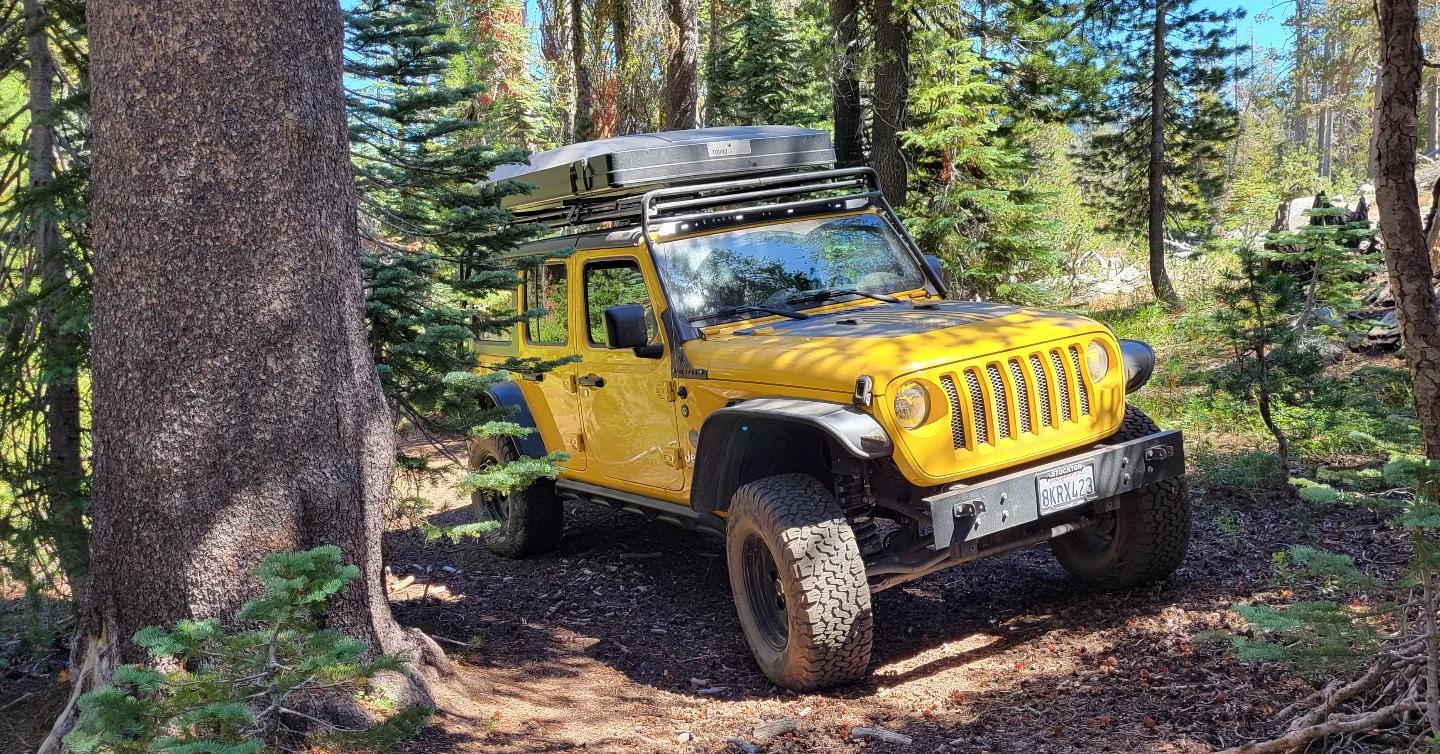 Had a great weekend camping and wheeling in the Tahoe National Forest