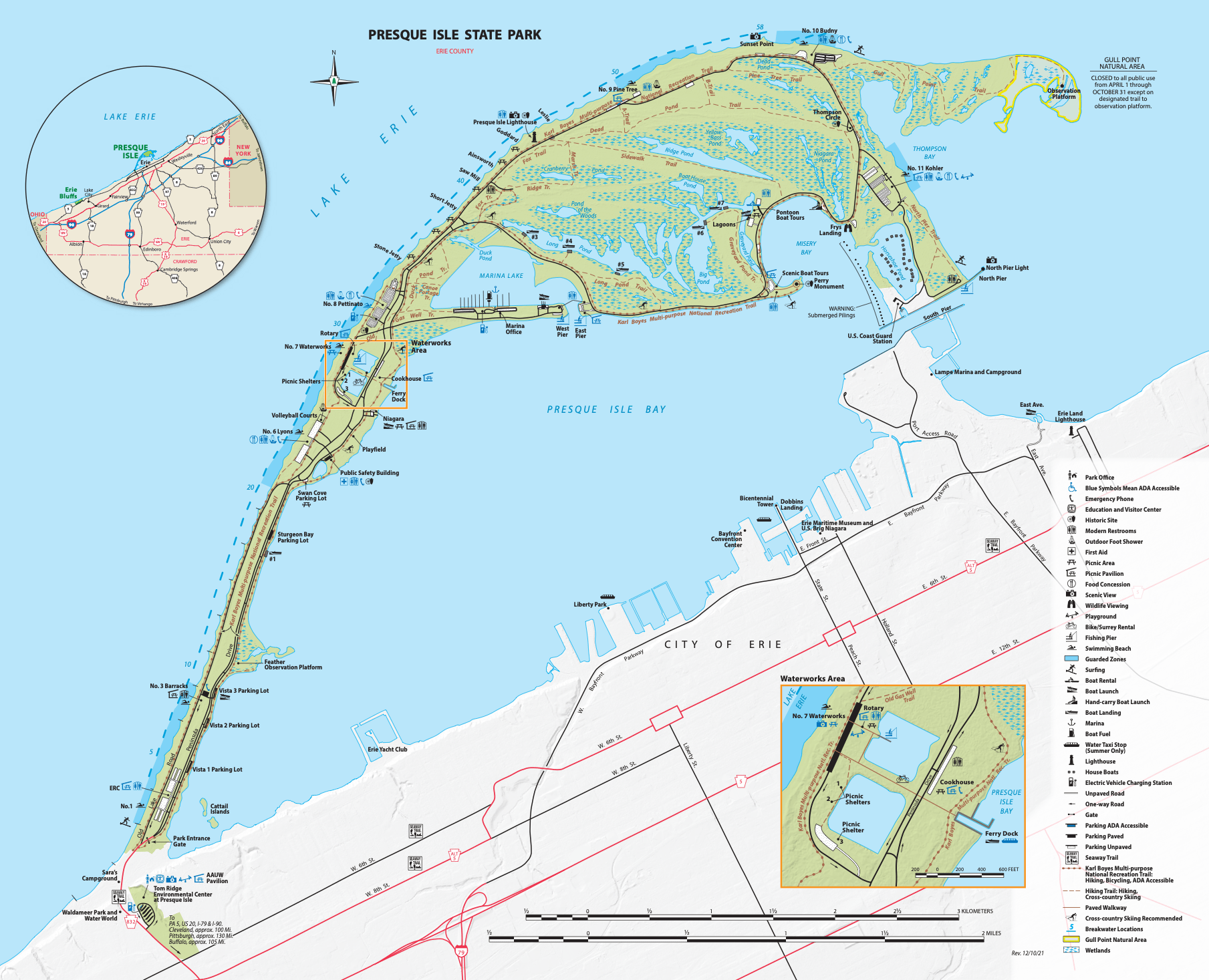 Presque Isle State Park in Pennsylvania r/MapPorn