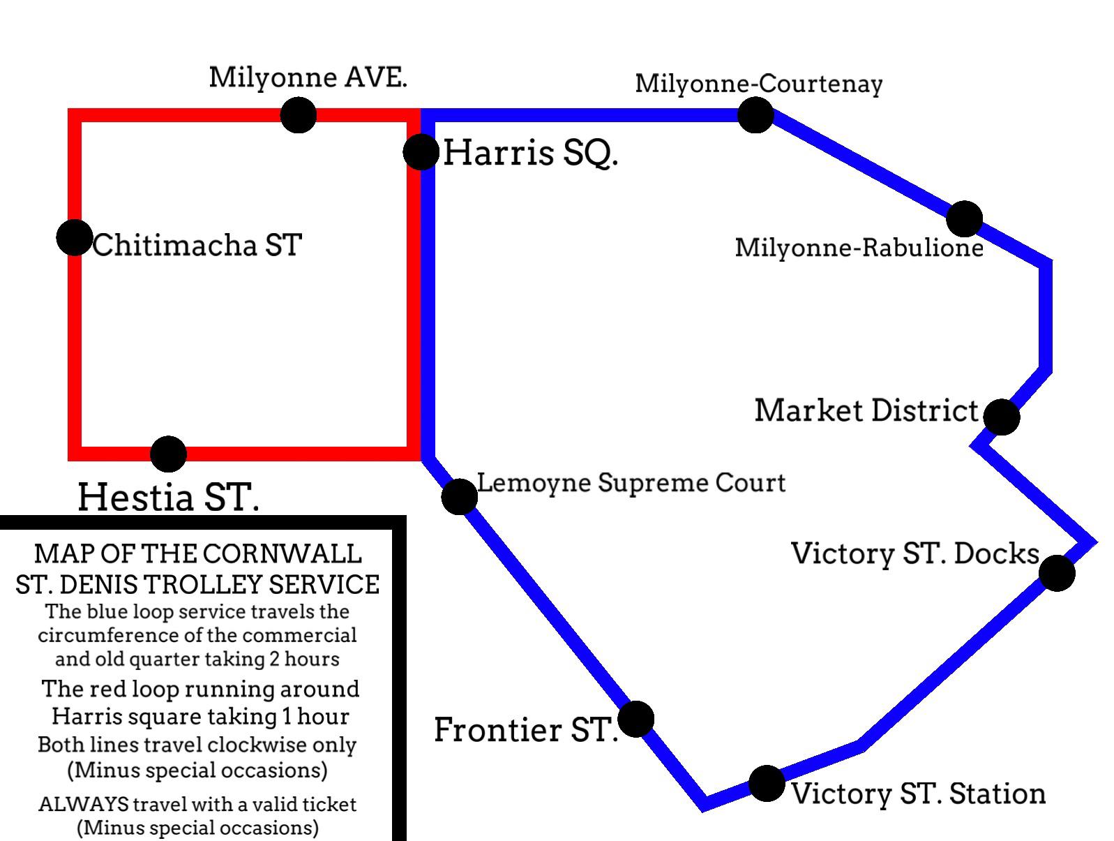 Map of the Saint Denis trolly system r/RDR2