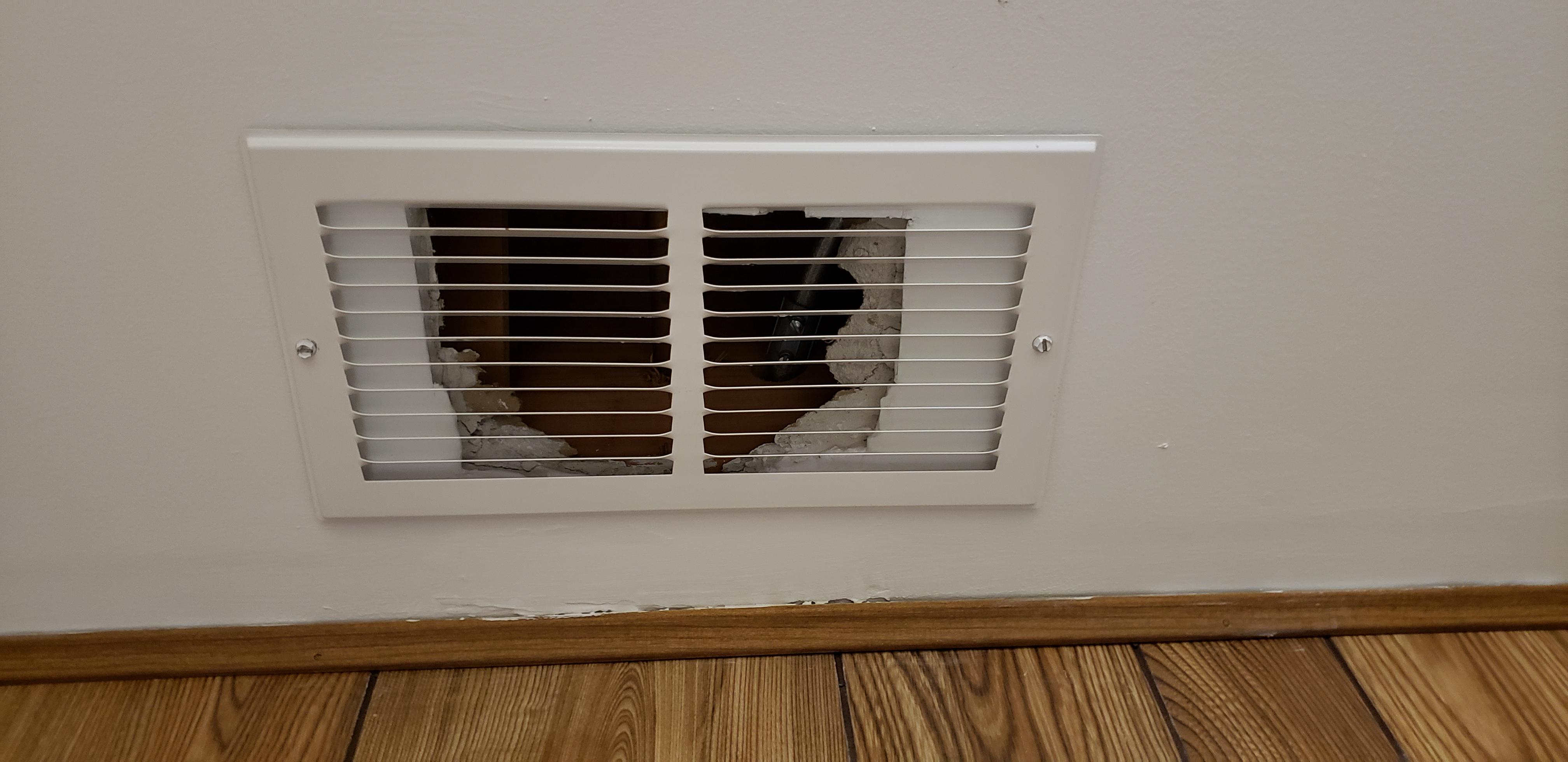 Who needs to patch the ceiling when you can just cover it with an air