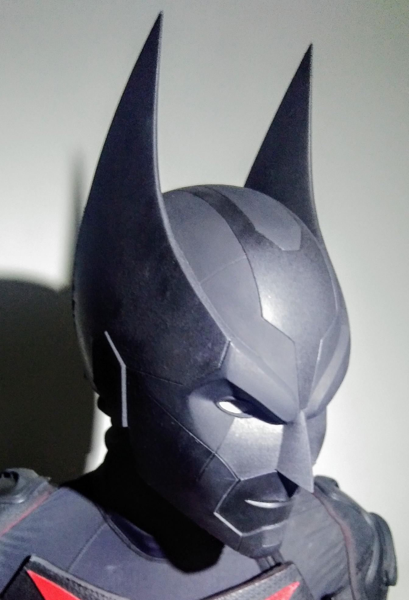 [Self] My handmade 3d printed & painted Batman Beyond mask/cowl Masks