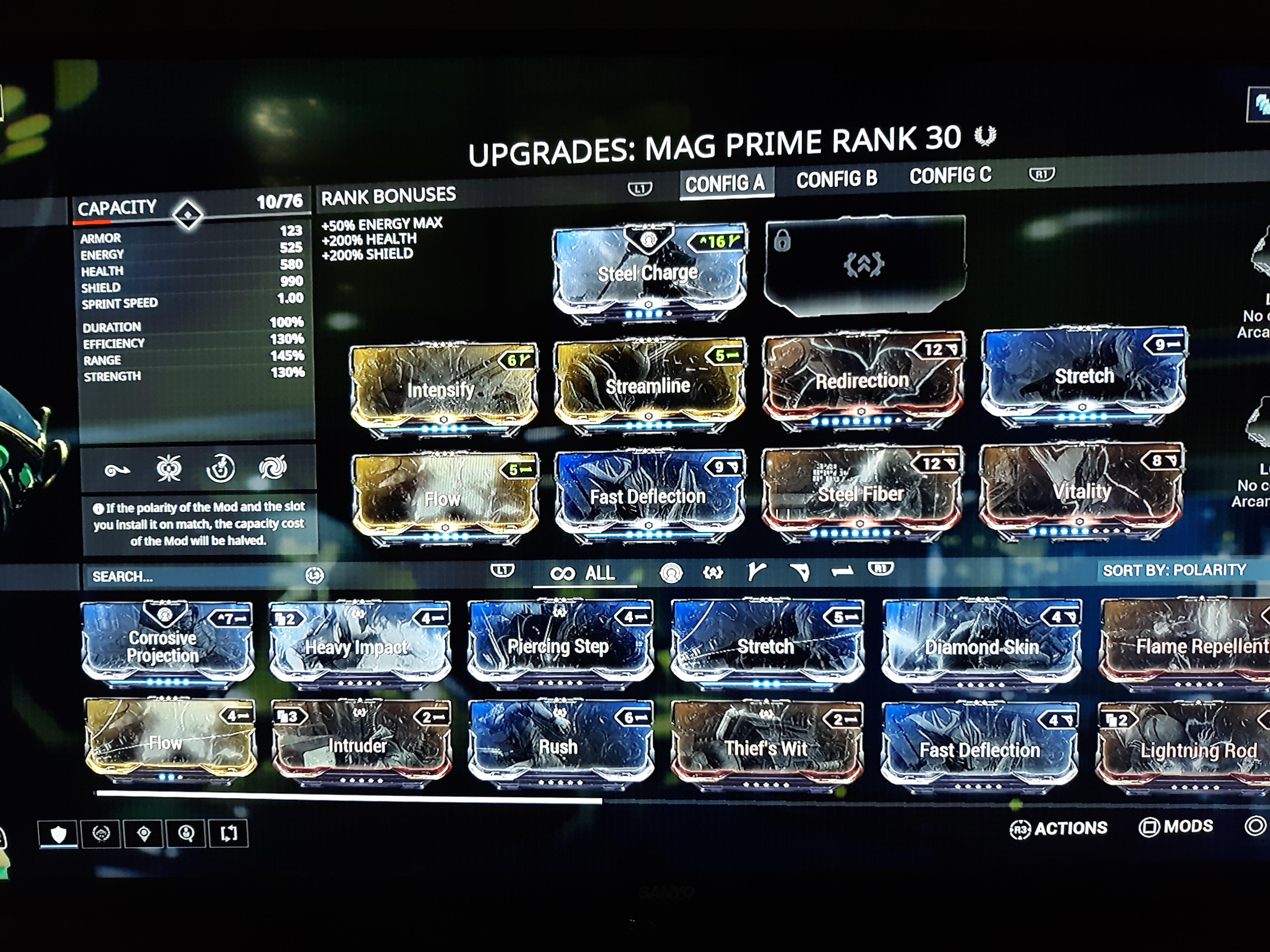 How am I doing on my Mag Prime mods? (Newish player) Warframe