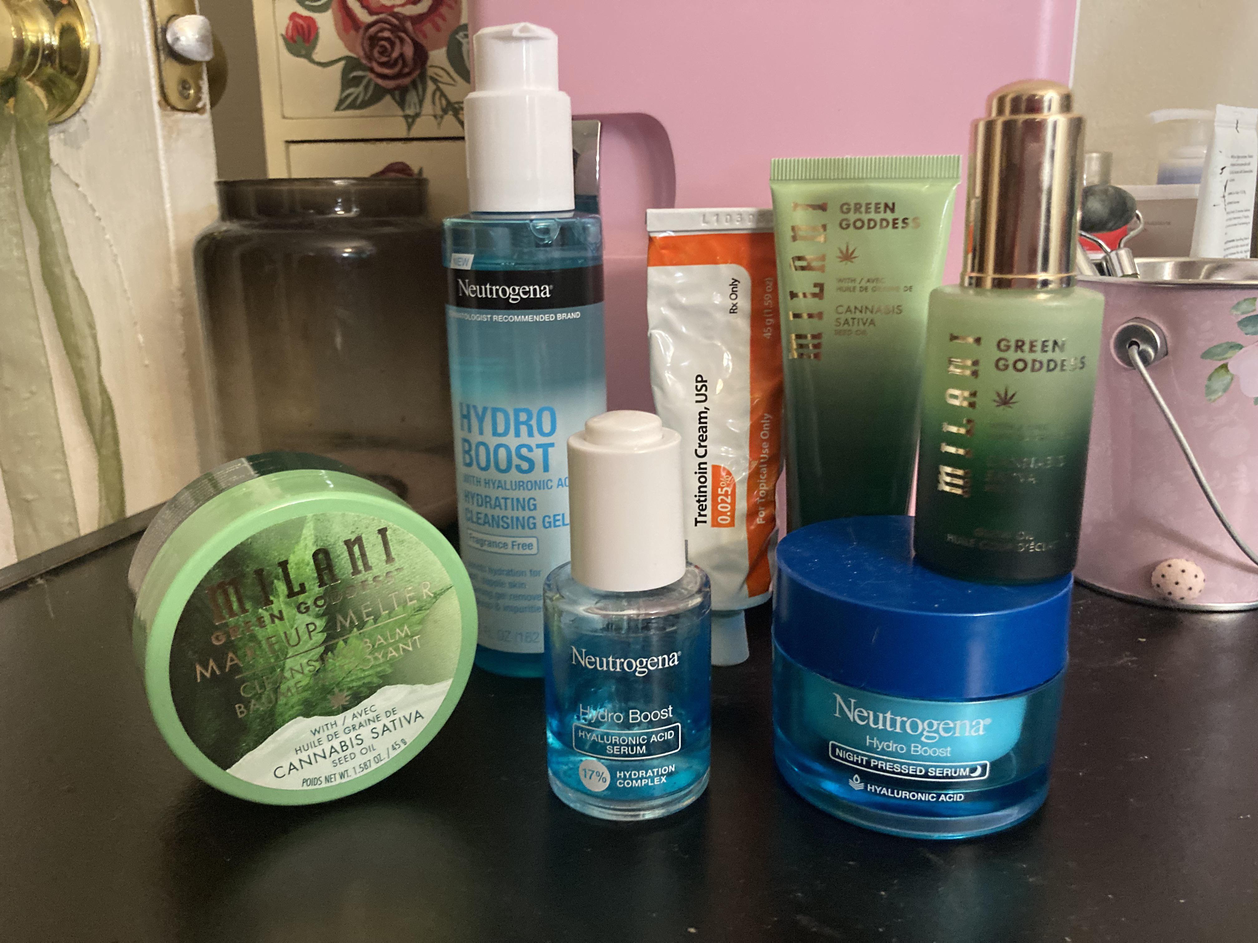 [shelfie] PM routine for my extradry, dehydrated, acneprone