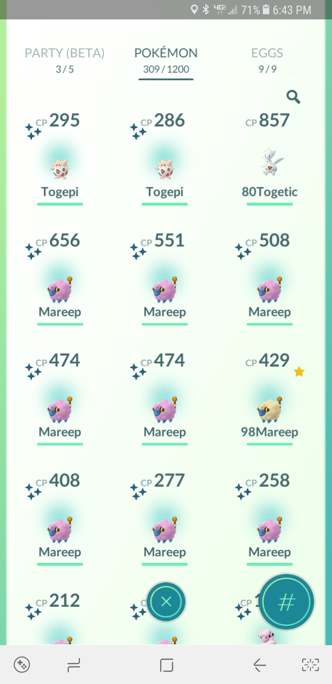 Shiny Togepi Vs Normal Togepi