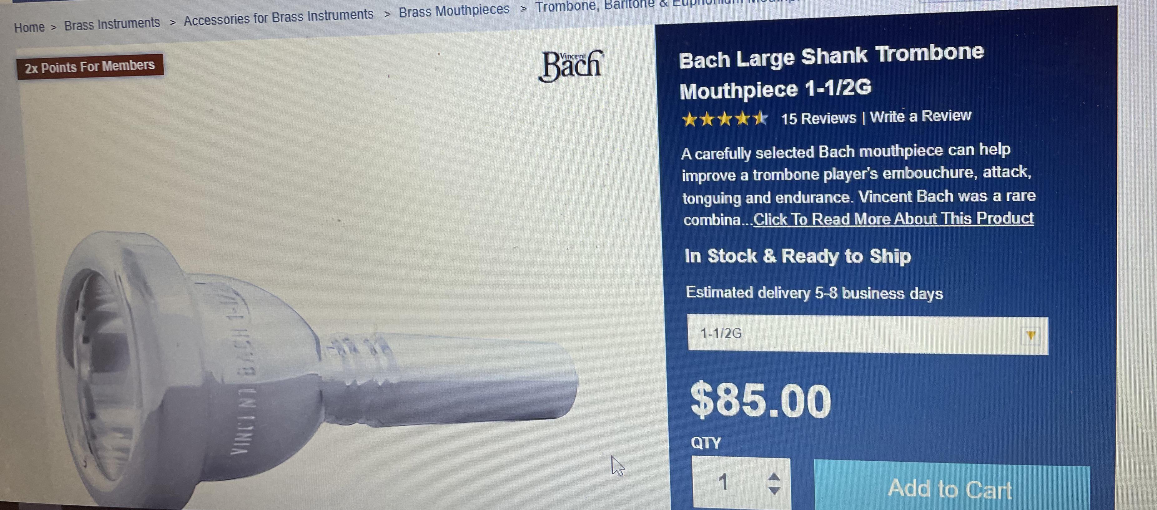 What mouthpiece is the best for a marching baritone? r/bandmembers