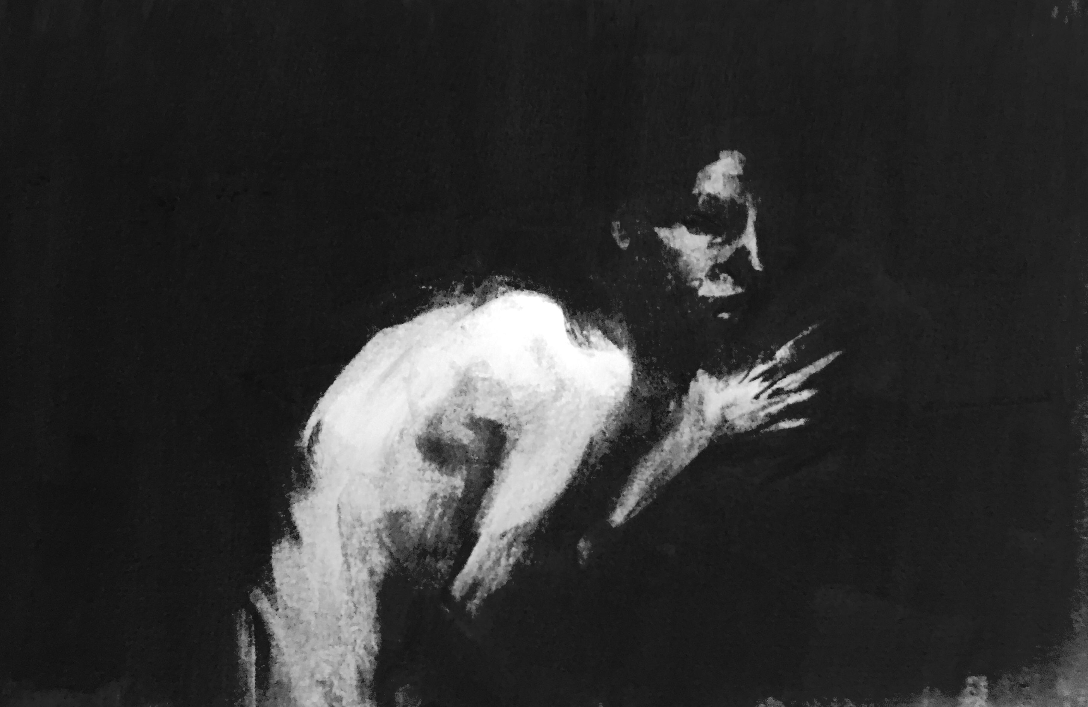 My recent horroresque charcoal drawing. r/drawing