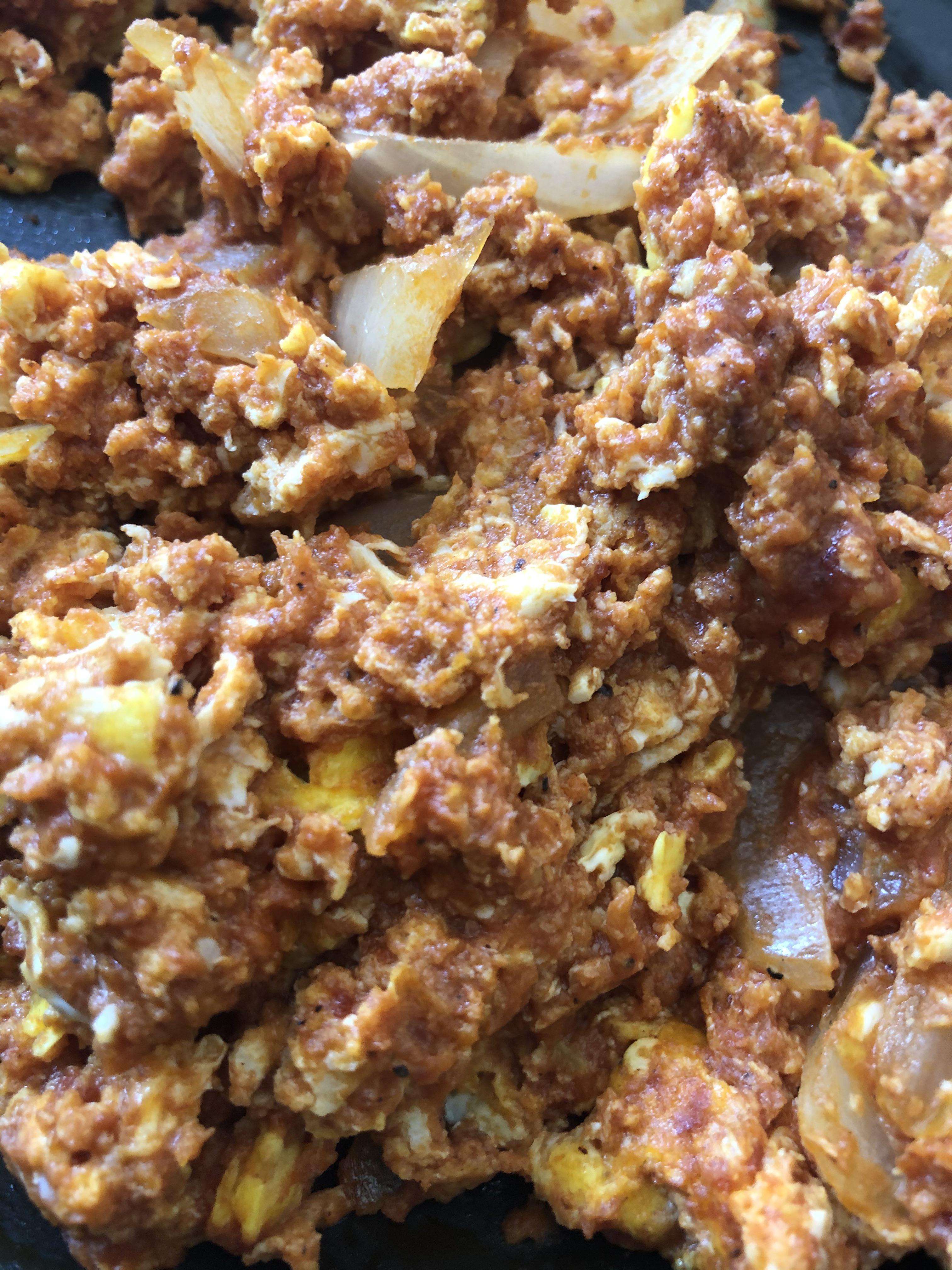 Healthy or unhealthy? (Onion, spices—Cinnamon, coriander, turmeric