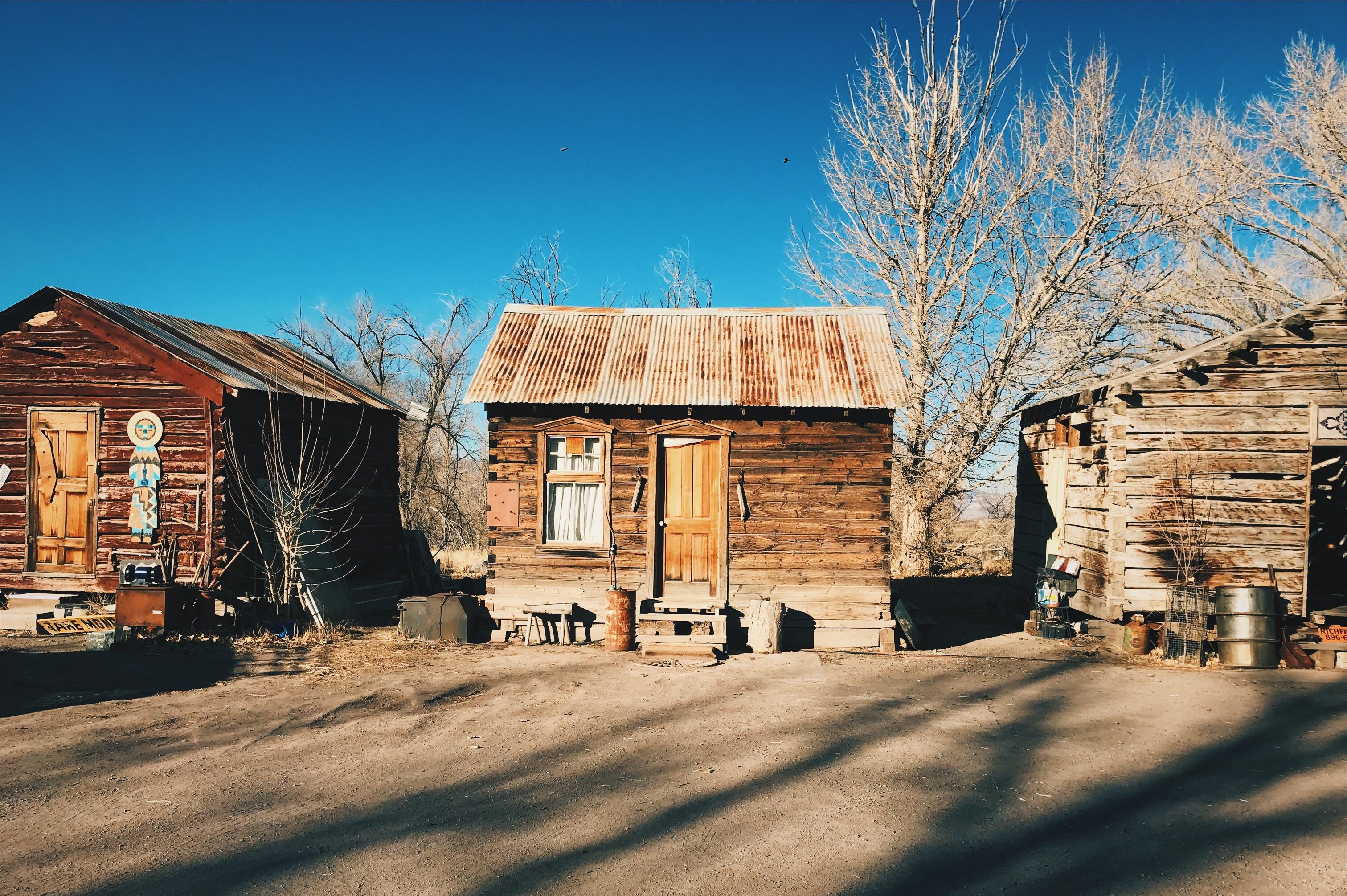 Stayed at this adorable little cabin at Mystic Hot Springs in Monroe